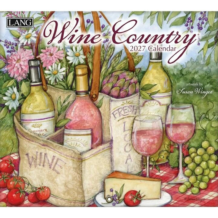 Susan Winget, Wine Country Deluxe Calendar 2027 - Image 3