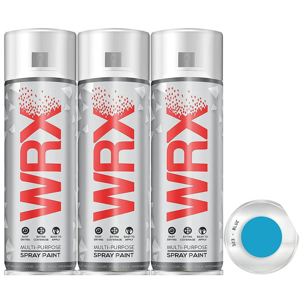 Wrx Blue 4X Flat Acrylic Spray Paint 400Ml - Image 4