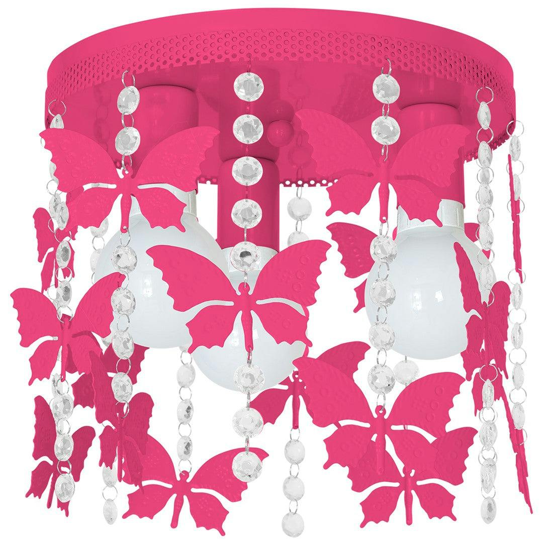 Milagro Pink Angelica Hot Ceiling Lamp Hand Made
