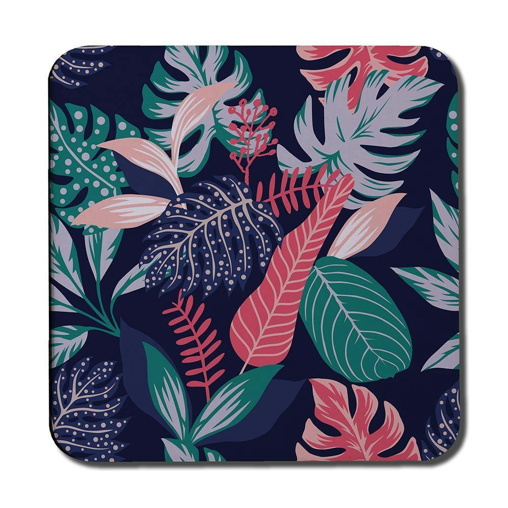 Benjamin Tate Design Tropical Plant Leaves (Coaster)