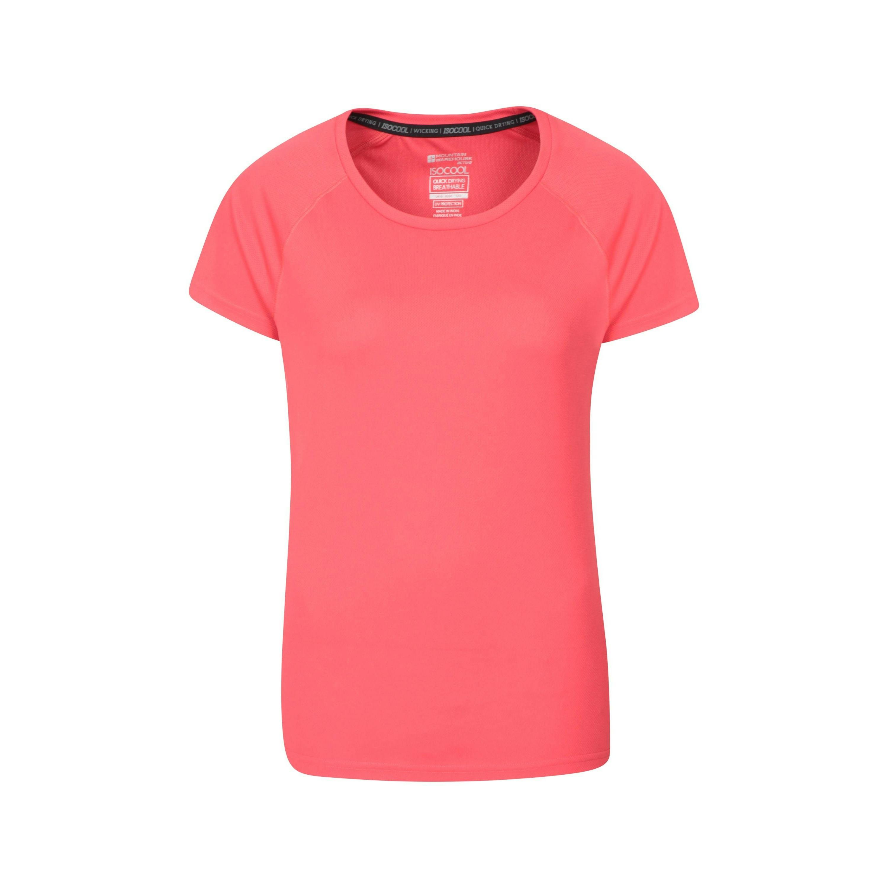 Mountain Warehouse Women's Pink / Endurance T-Shirt - 18 Uk - 100% Polyester