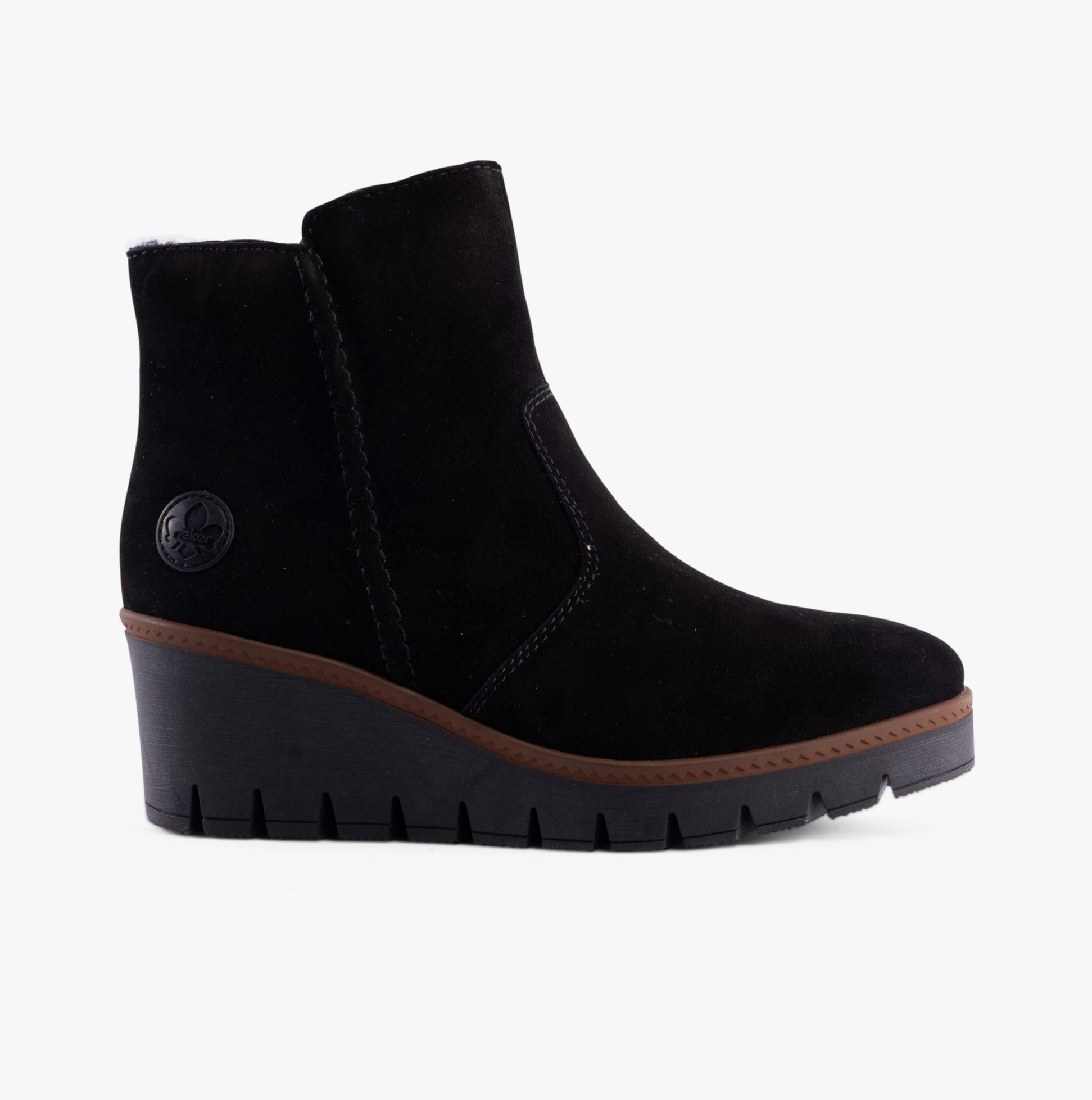 Rieker Women's Black Y5065-00 Boots - Uk 6 / Eu 39