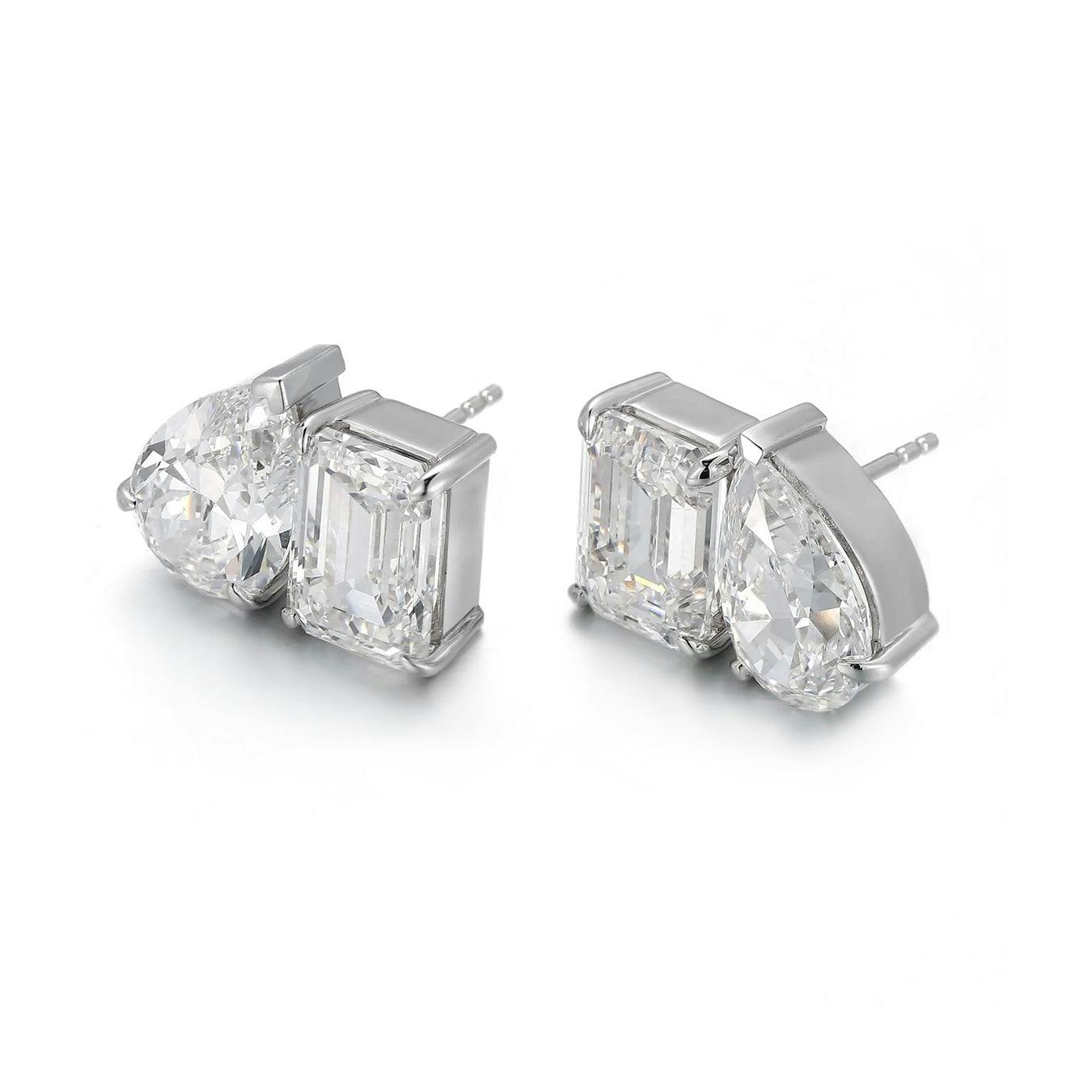 Say It With Silver Toi Et Moi Earrings