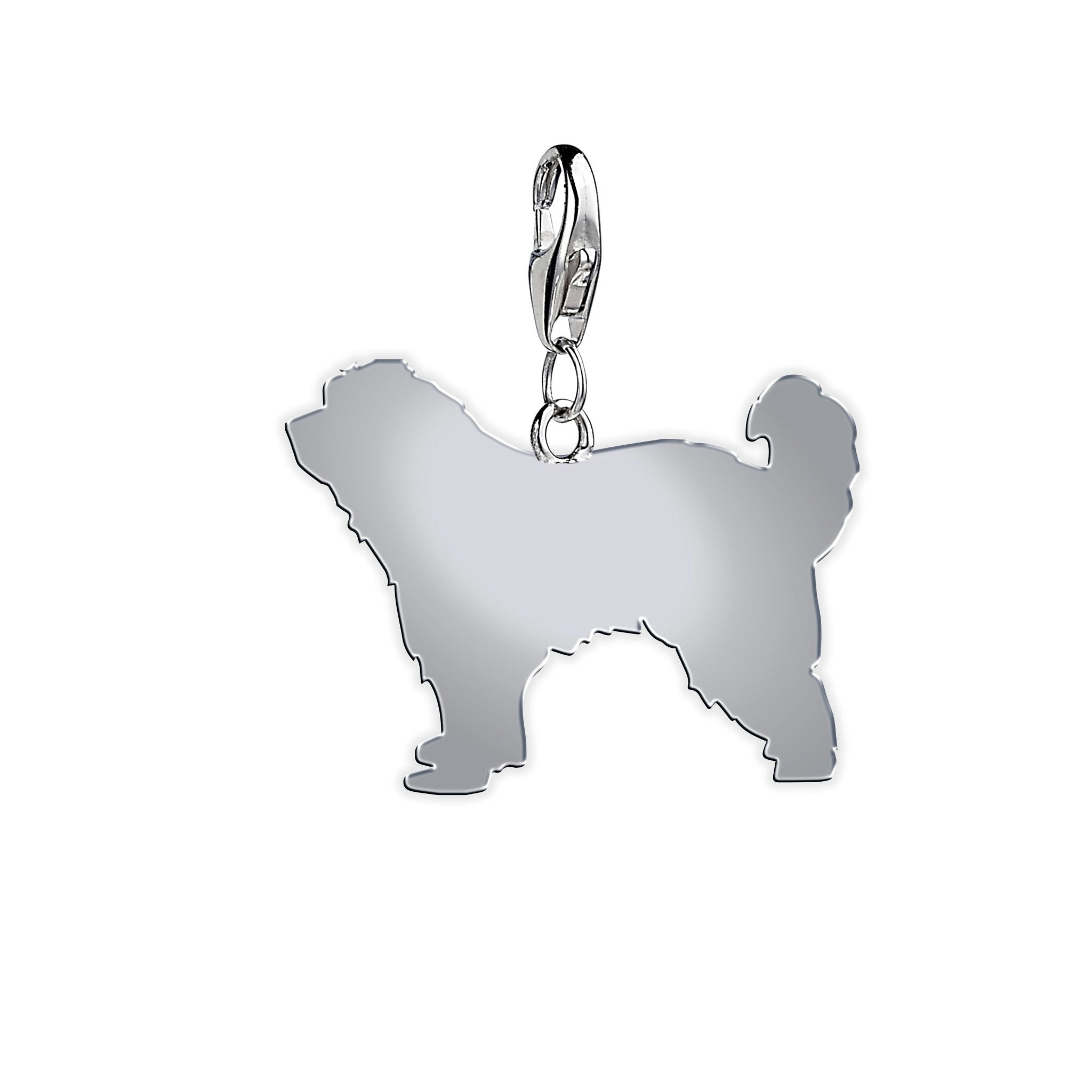 Mylee London Silver Great Pyrenees Silhouette Charm - Yes - Clip On Charm