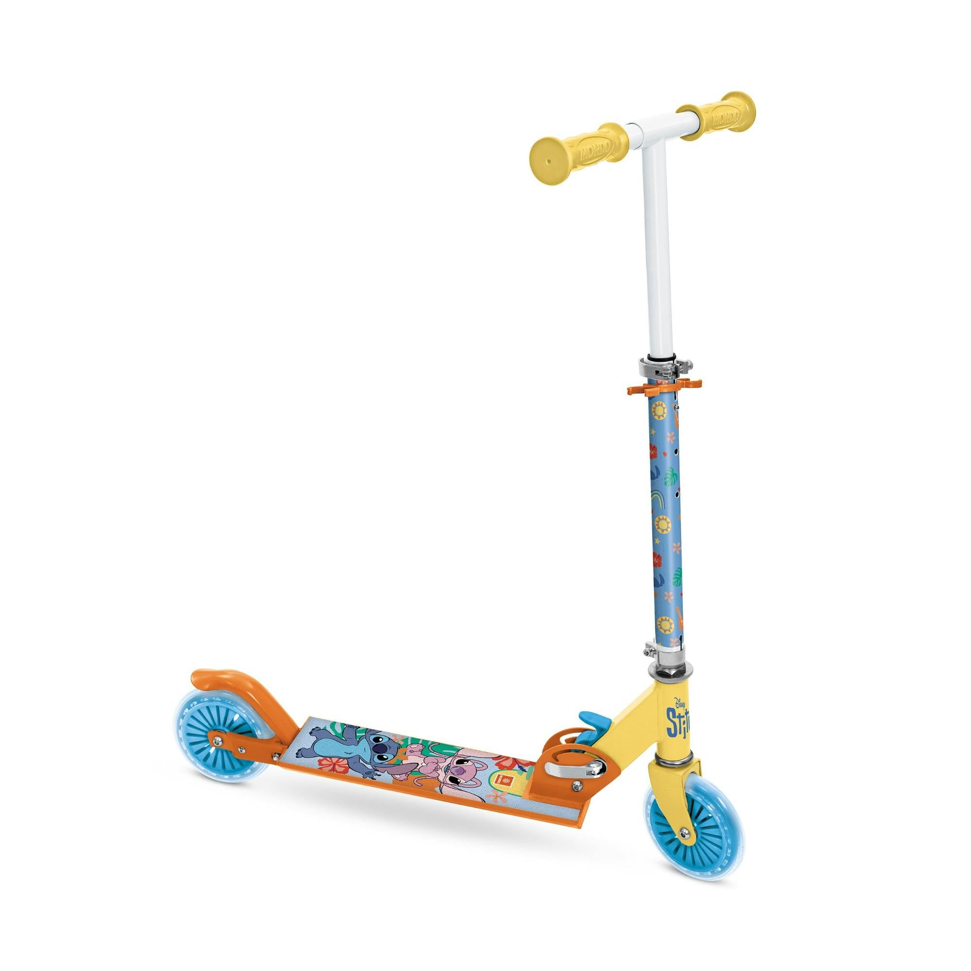 Mondo Orange Disney Stitch Foldable 2-Wheel Kids Scooter - Multi