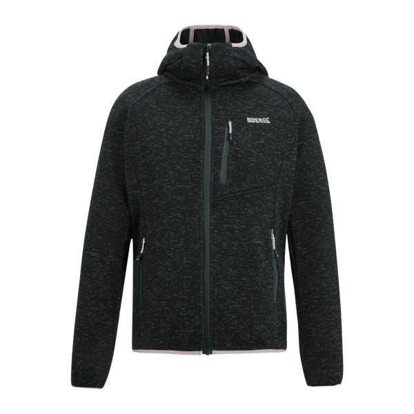 Regatta Women's Dark Newhill Hooded Fleece Jacket - Storm - 10 Uk - Storm - 70% Polyester/30% Recycled Polyester