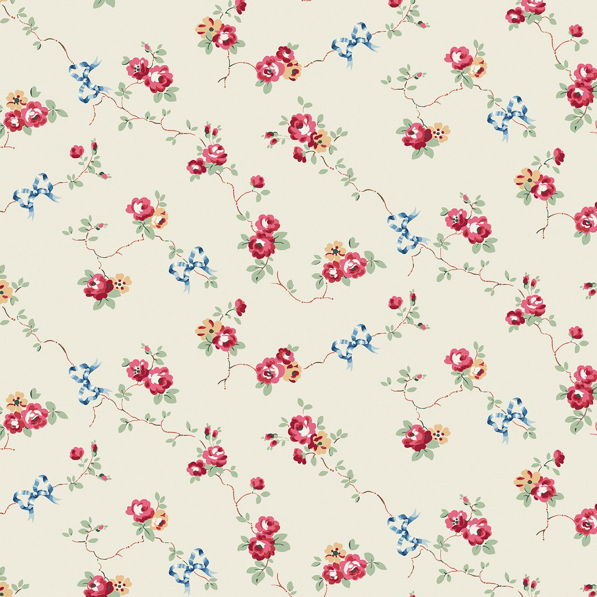 Cath Kidston Cream Rose & Bows |