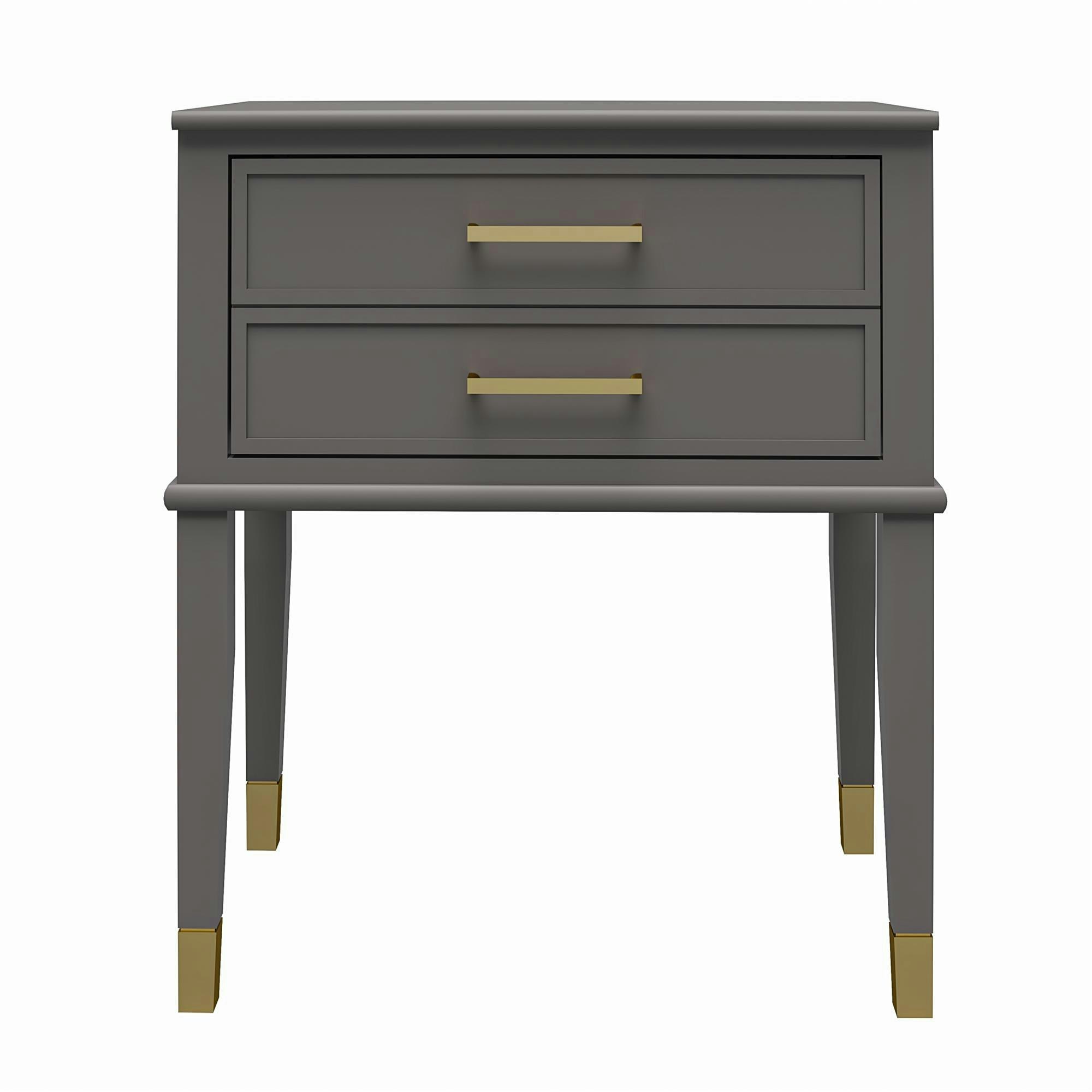 Dorel Home Grey Westerleigh End Table Graphite