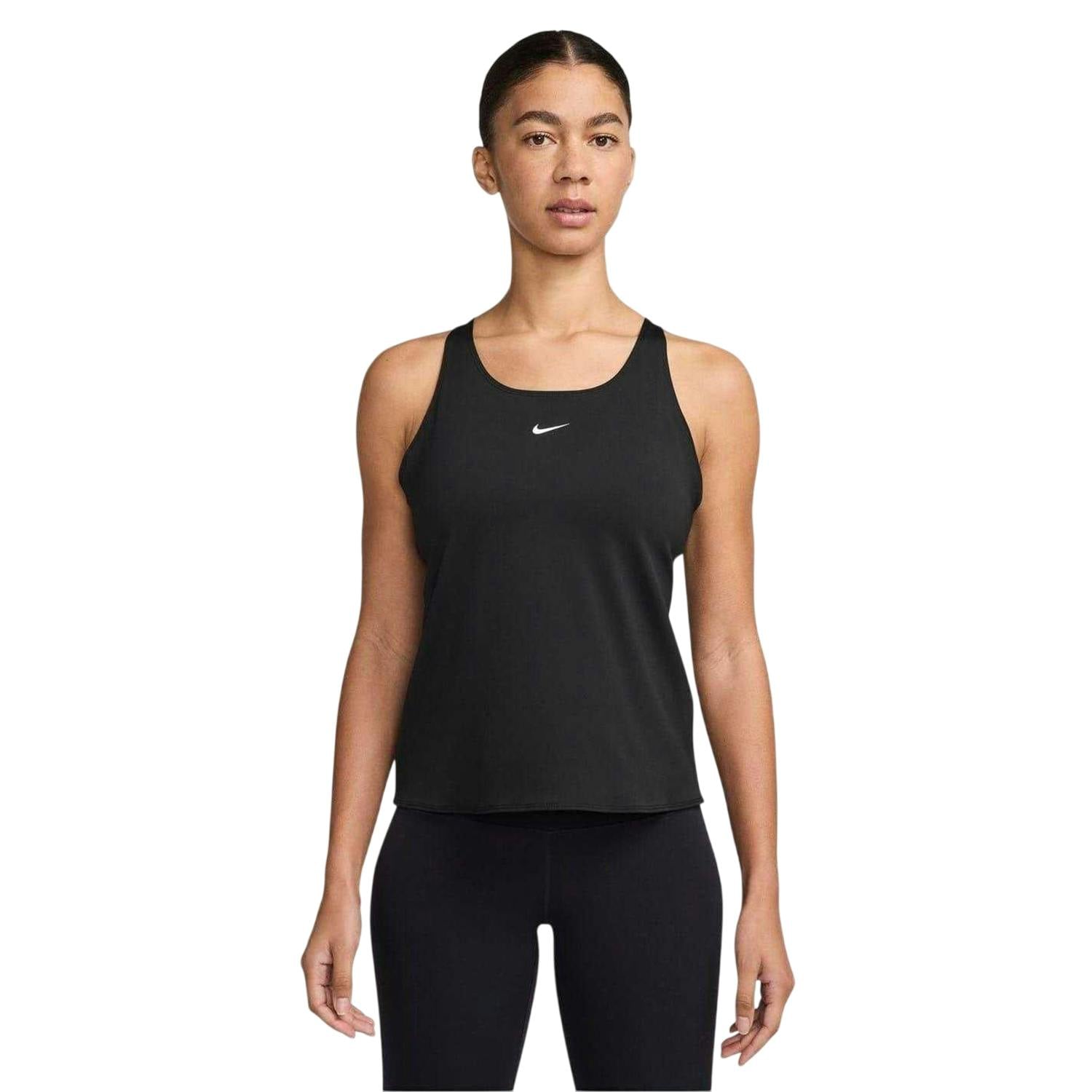 Nike Women's Black/White / Sleeveless Tank Top - 12 Uk - 100% Polyester