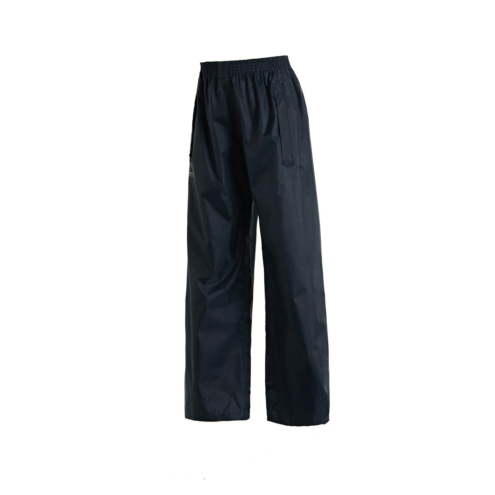 Regatta Unisex Great Outdoors Kids Stormbreak Waterproof Over Trousers - Navy - 2 Years - Navy - 100% Polyester