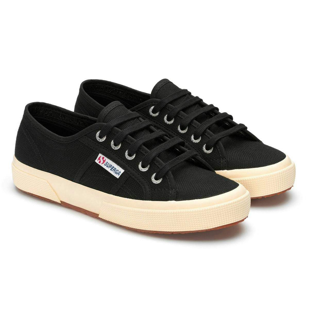 Superga Unisex Black Adult 2750 Cotu Classic Vegan Trainers - 2.5 Uk - 100% Mixed