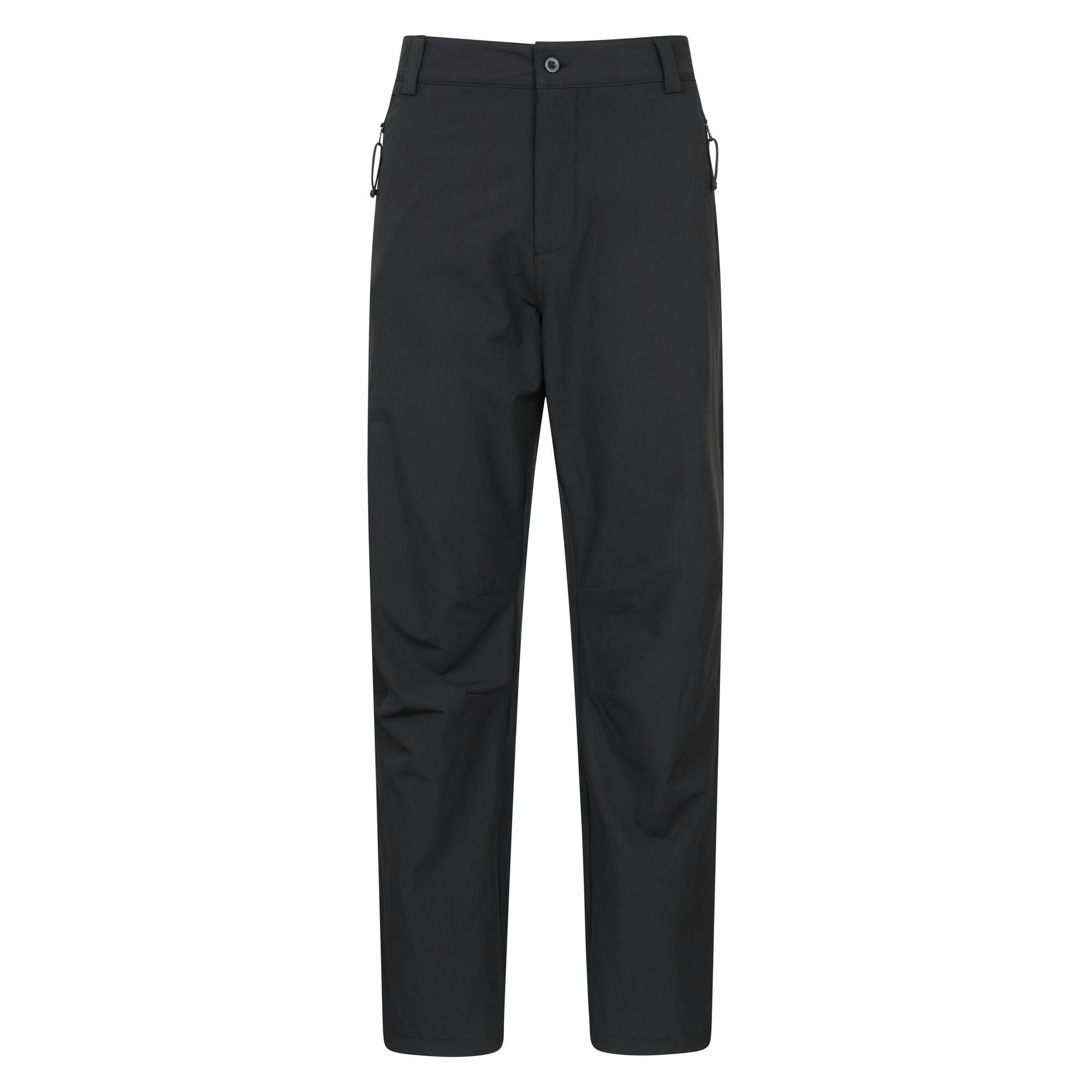 Mountain Warehouse Men's Black Thermal Fleece Winter Trousers - 42R - 92% Polyester/8% Elastane