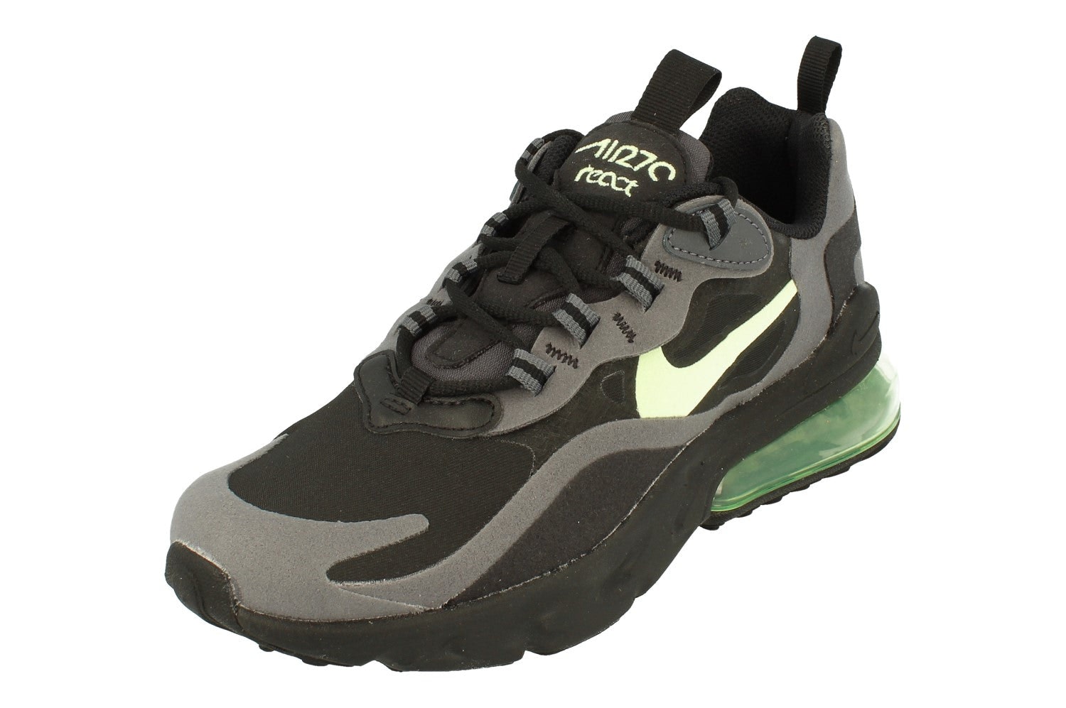 Nike Black Air Max 270 React Gs Bq0103 008 - Uk 5 | Us 5.5Y | Eu 38