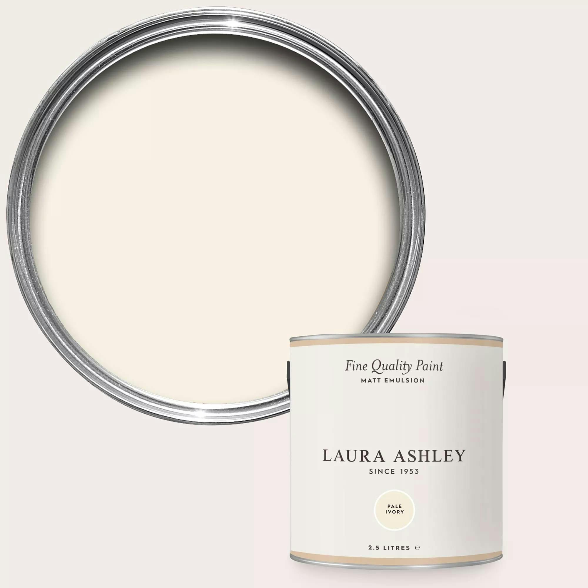 Rackhams Ivory Pale Matt Emulsion 2.5L Paint - 2.5