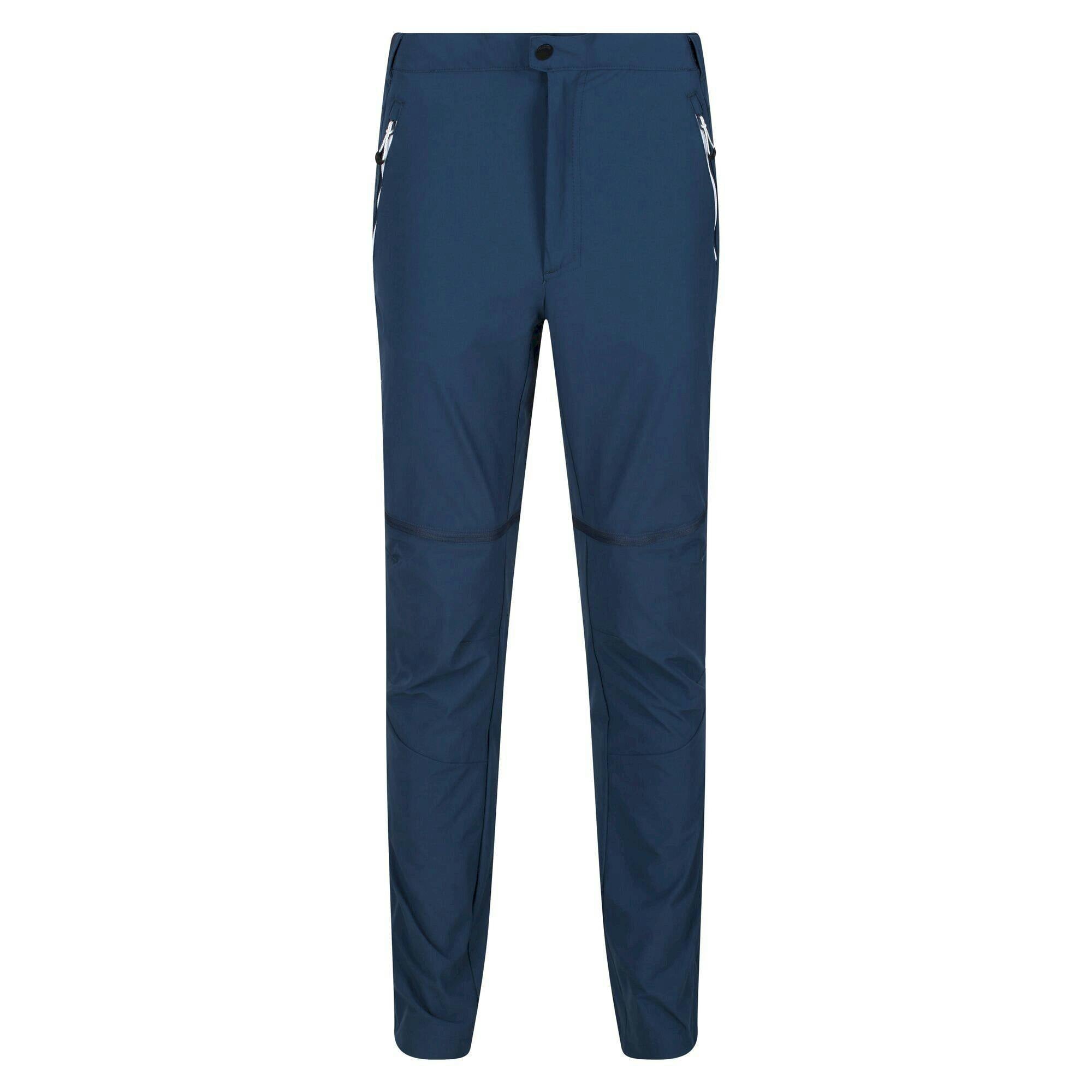 Regatta Men's Mountain Zip-Off Trousers - Moonlight Denim - 36S - Moonlight Denim - 90% Polyamide/10% Elastane