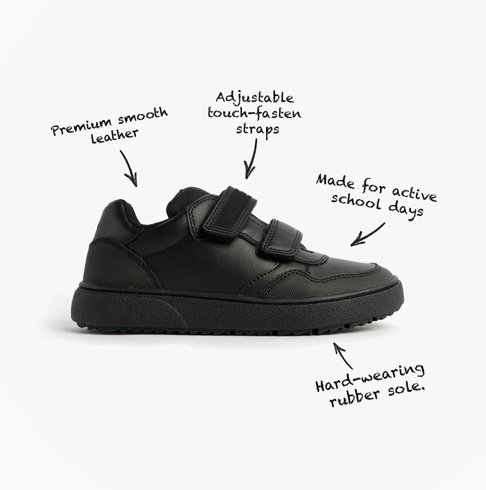 Geox Boys Black J Theleven Unisex Kids - Uk 1.5