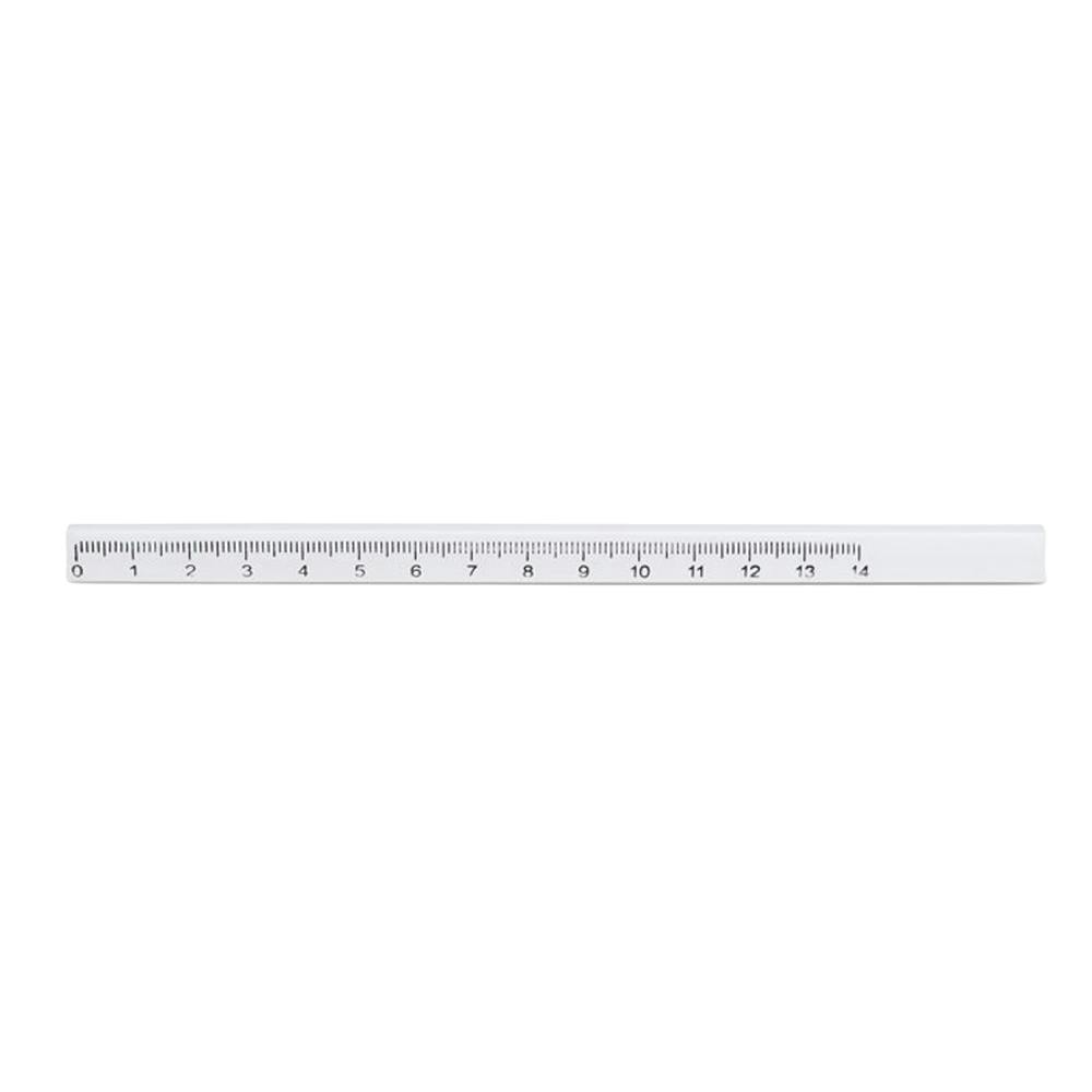 Midocean White Maderos Pencil With Ruler