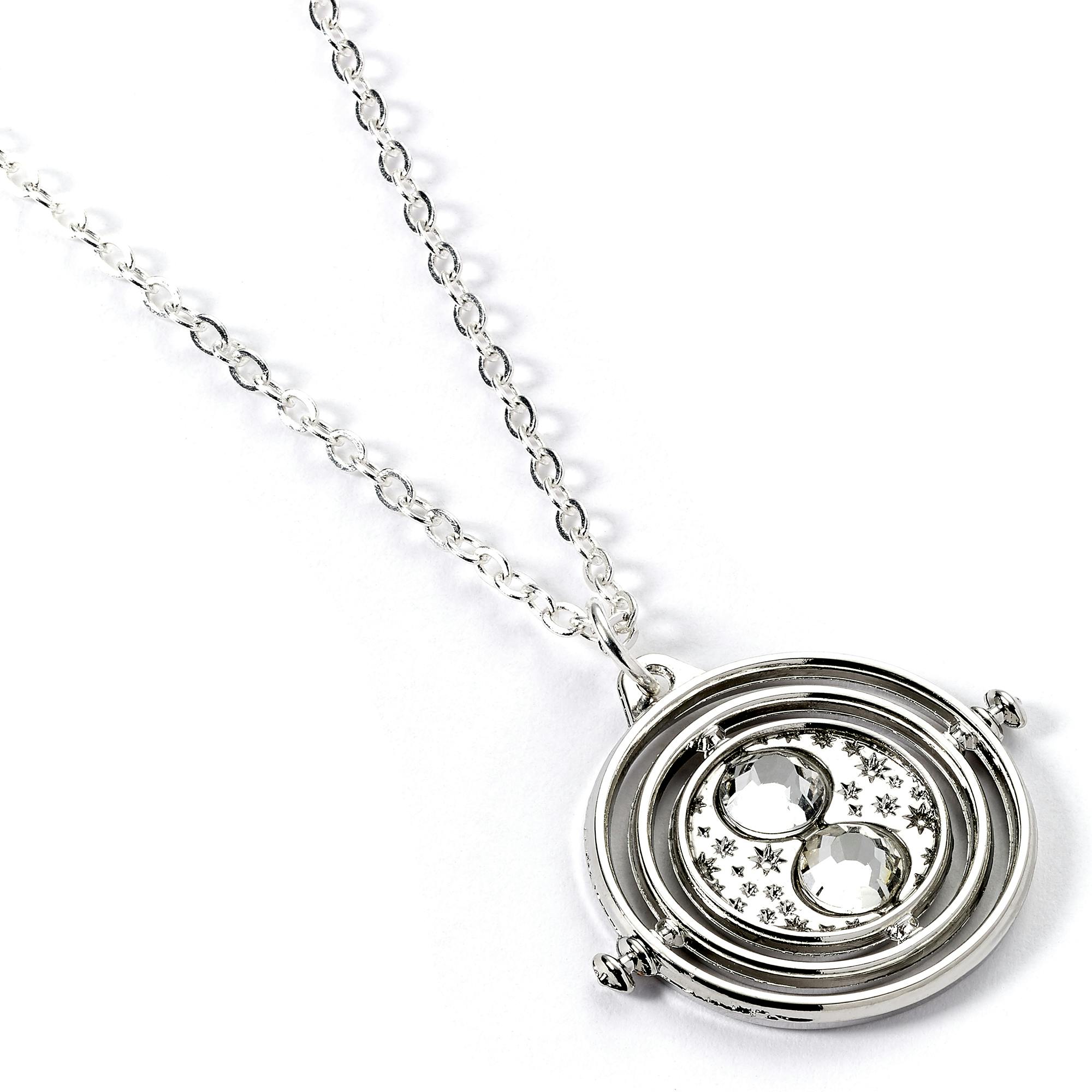 The Carat Shop Silver Harry Potter Tone Time Turner Necklace