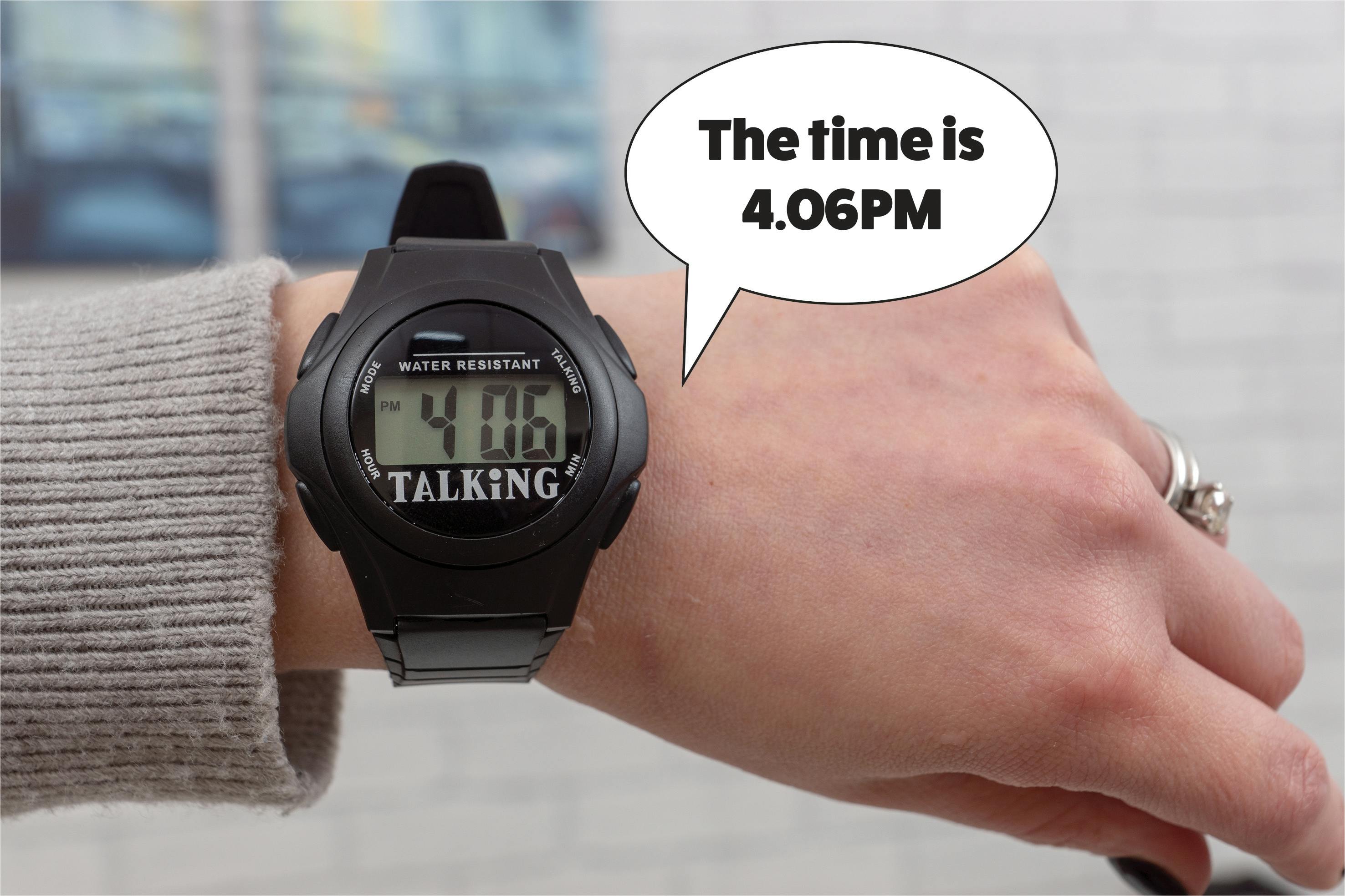 Aidapt Water Resistant Talking Digital Wrist Watch