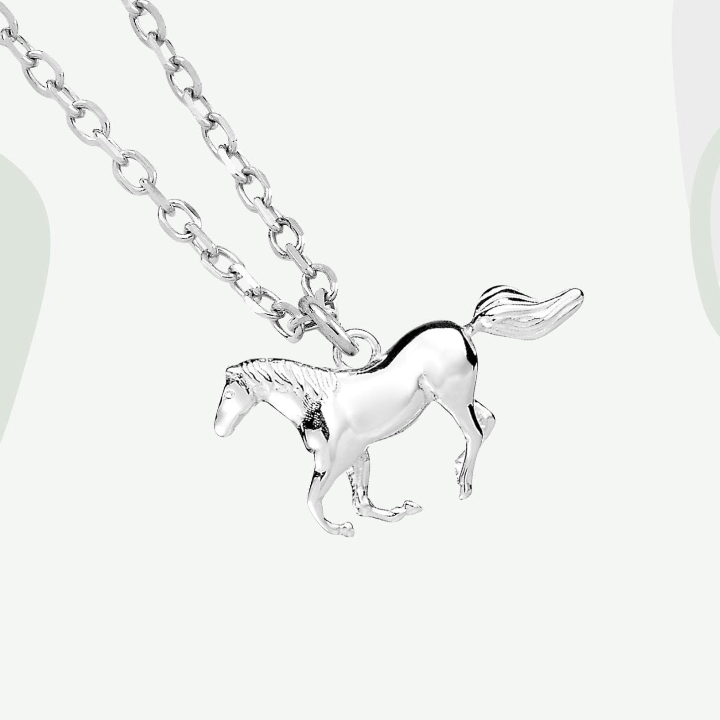 Mylee London Silver Horse Necklace - Personalised - No