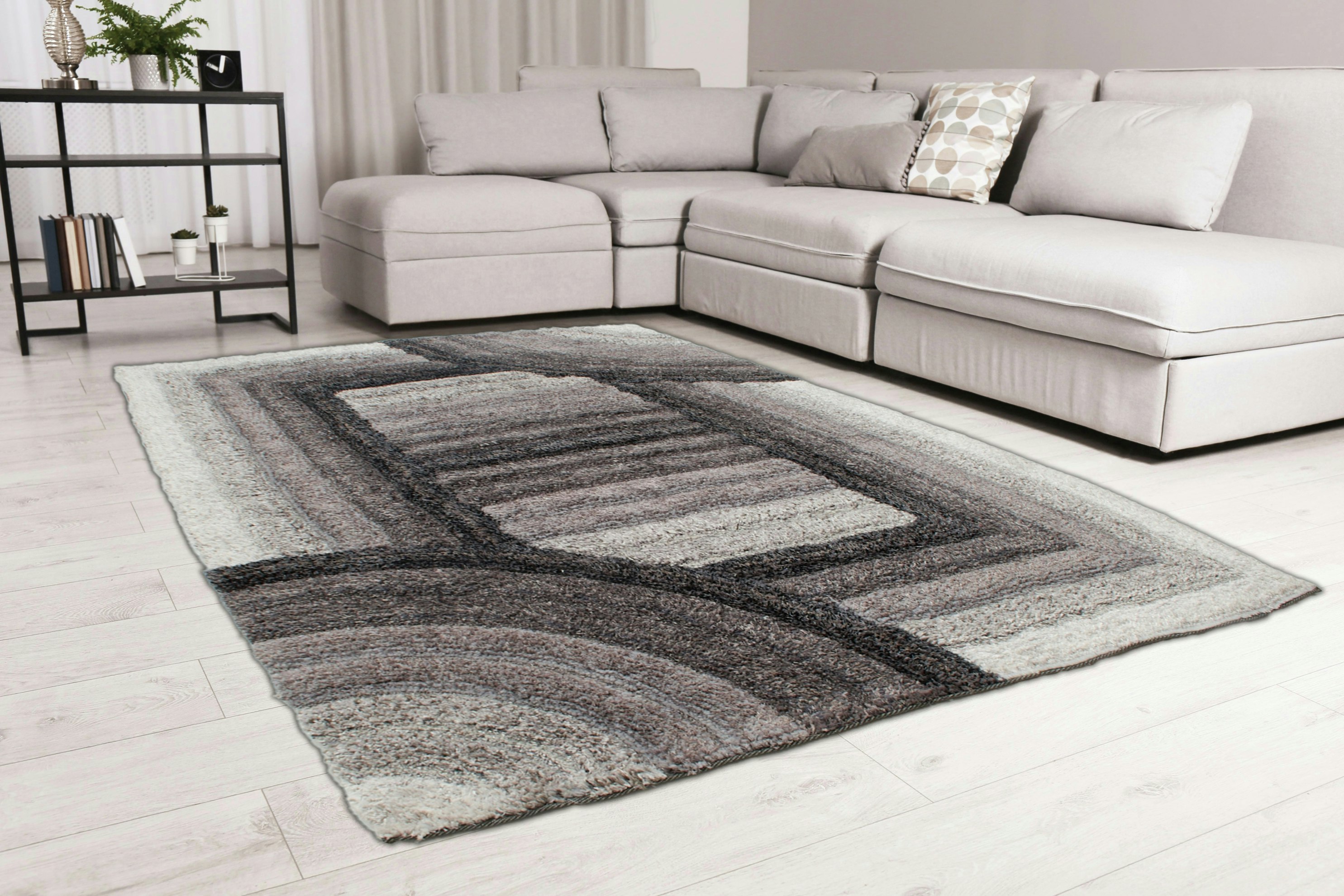 Ds Living Ultra Plush Trellis Charcoal