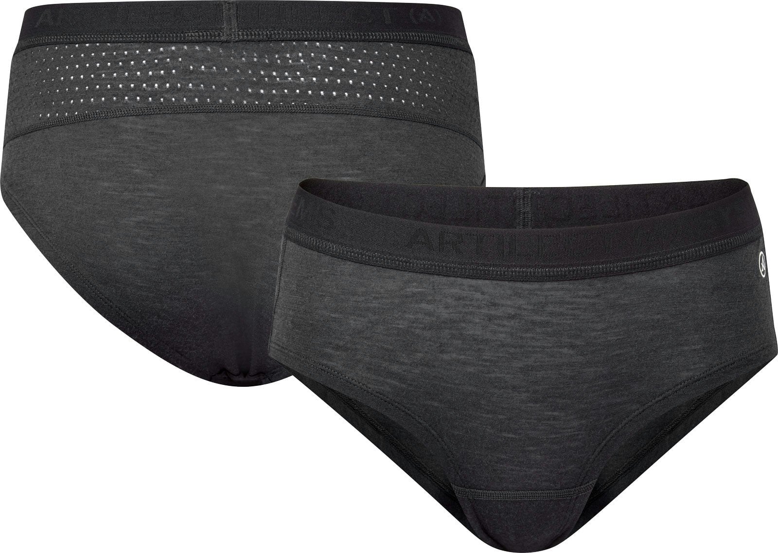Artilect Women's Black Boulder 125 Merino Wool Briefs {Art-2212107} - Small