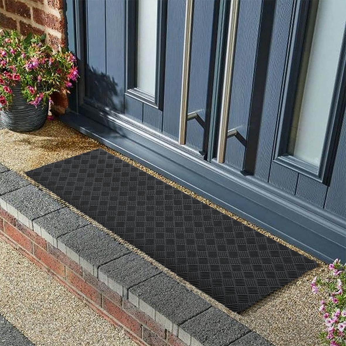 Rackhams Recycled Rubber Eco-Friendly Deckplate Step Mat - Single Mat