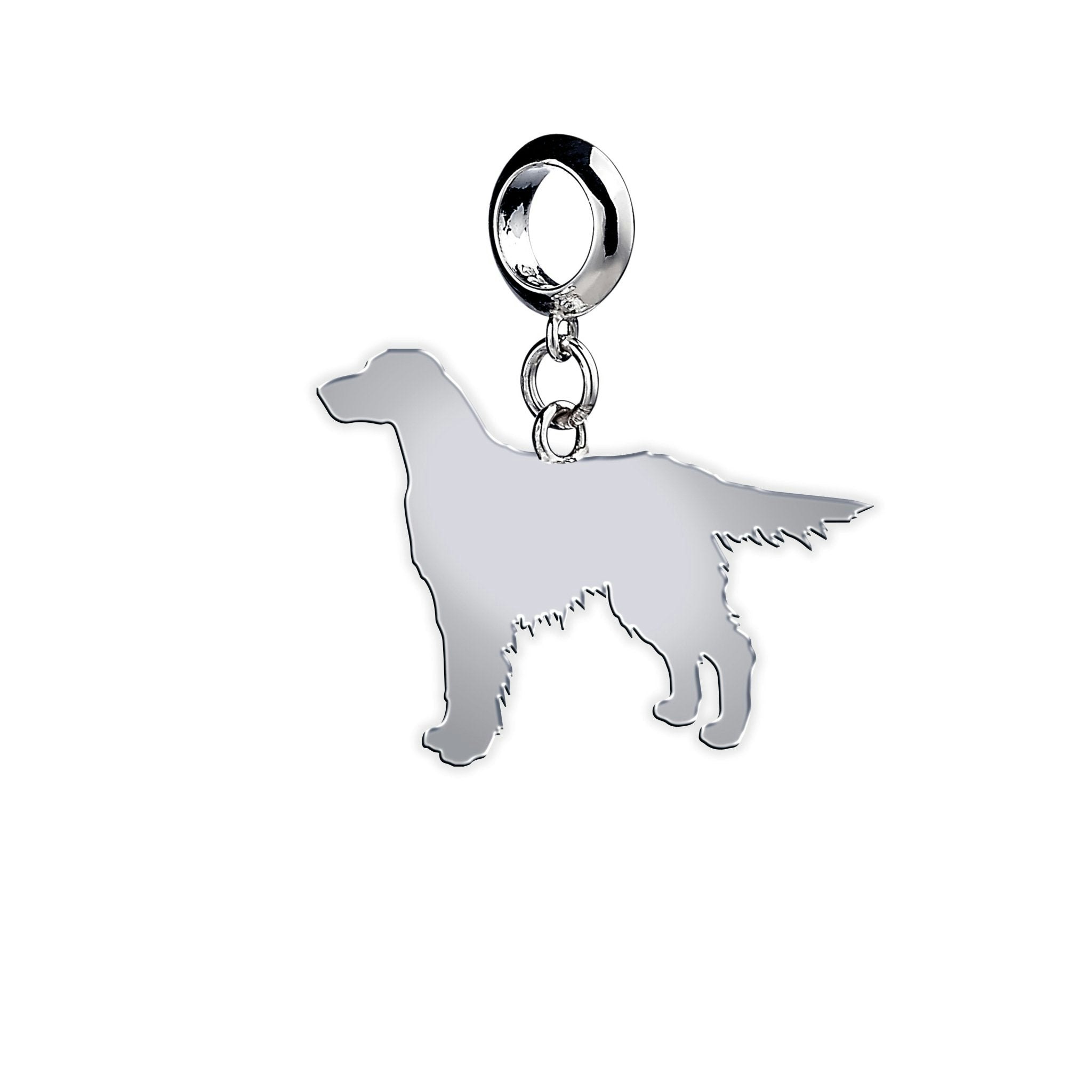 Mylee London Silver Irish Setter Silhouette Charm - No - Slider Charm