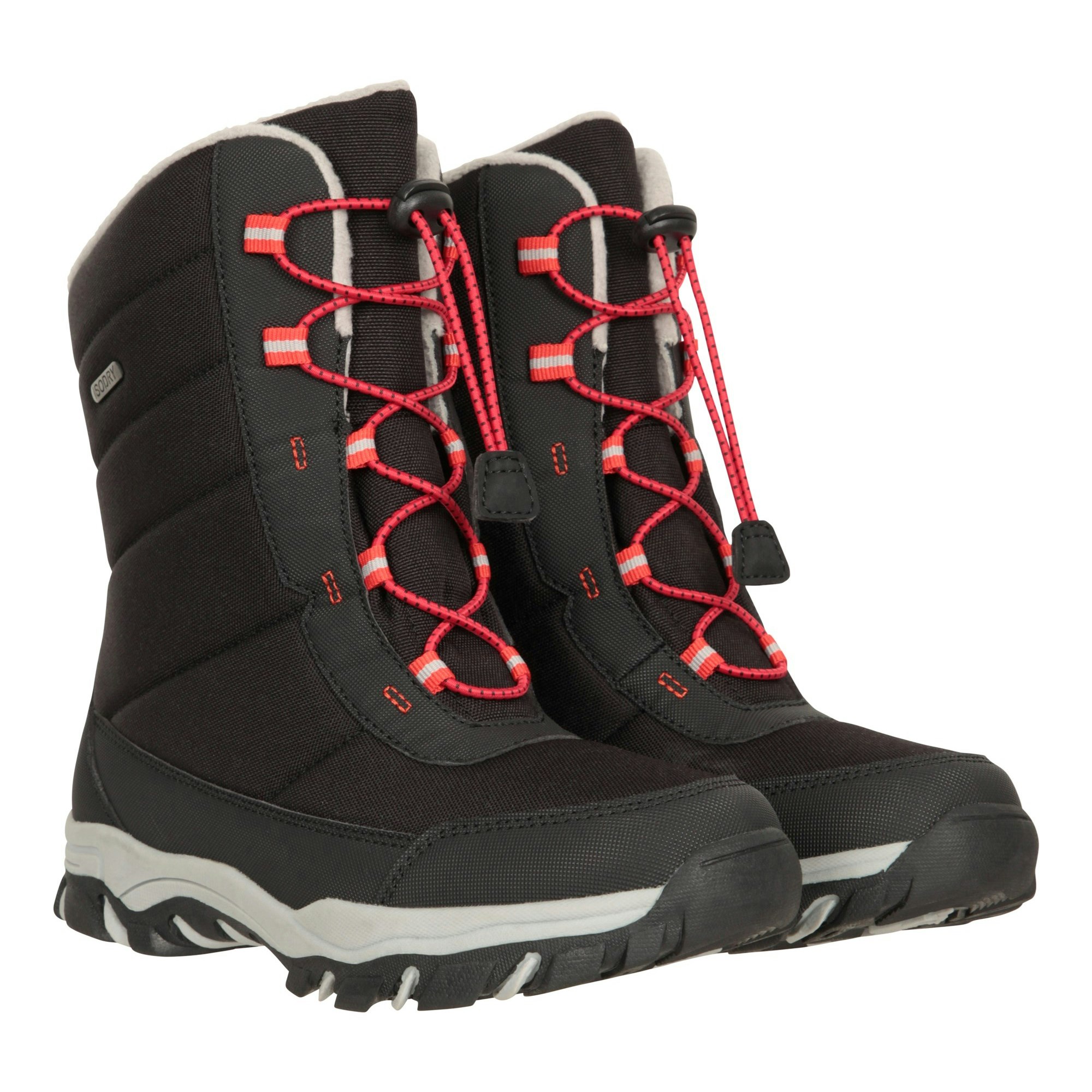 Mountain Warehouse Black Kids Ohio Snow Boots - 3 Uk
