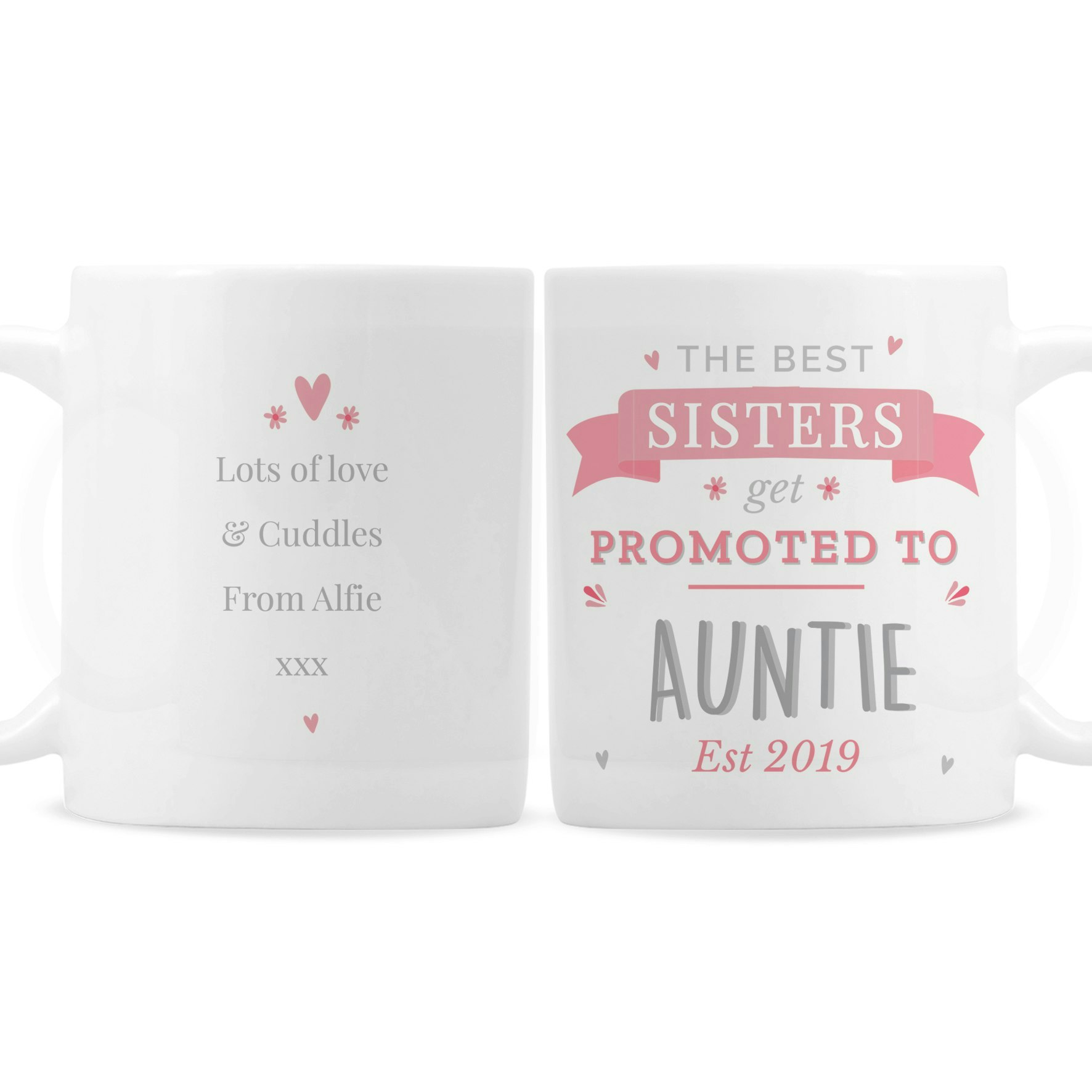 Personalised Memento Company Pink Personalised Promoted To Mug