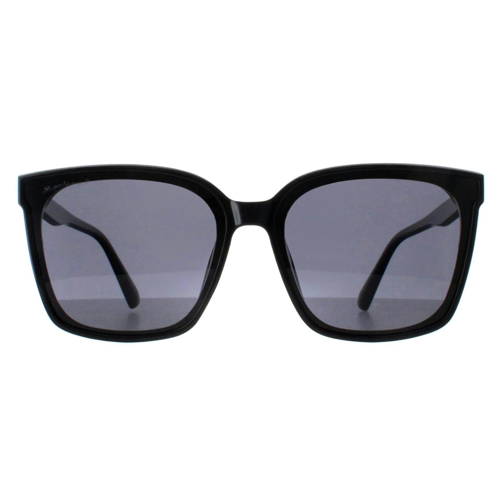 Montana Black Sunglasses Mp67 Shiny Smoke Polarised
