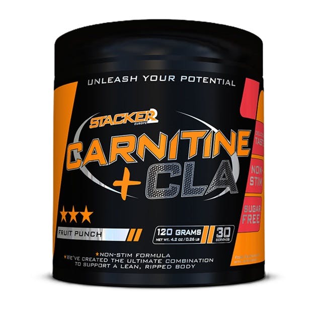 Stacker2 Europe Carnitine + Cla, Fruit Punch - 120G - Image 3