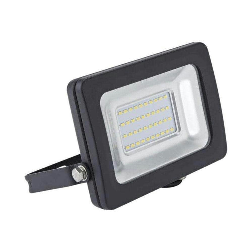 Rackhams Black 20 Watts Led Floodlights Non Pir Slim Line Body With 2 Years Warranty 6000K