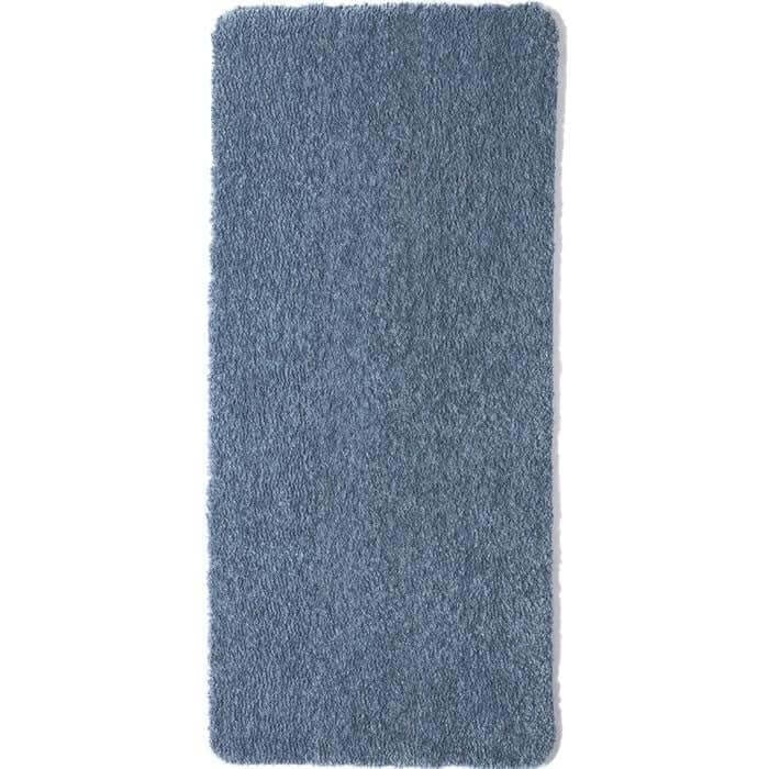 Rackhams Blue Soft Washable Shaggy Rug - 67X150 Cm