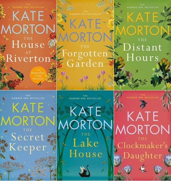 Various Publishers Kate Morton 6 Book Set Collection - The House At Riverton, Forgotten Garden, Distant Hours, Secret Keeper, Lake House, Clockmaker's Daughter
