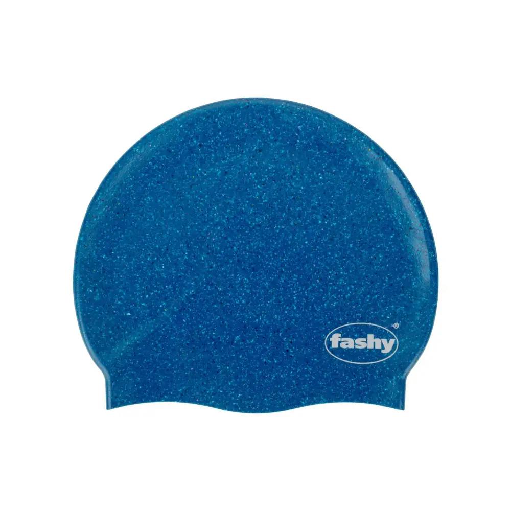 Fashy Blue Silicone Adult Swim Cap