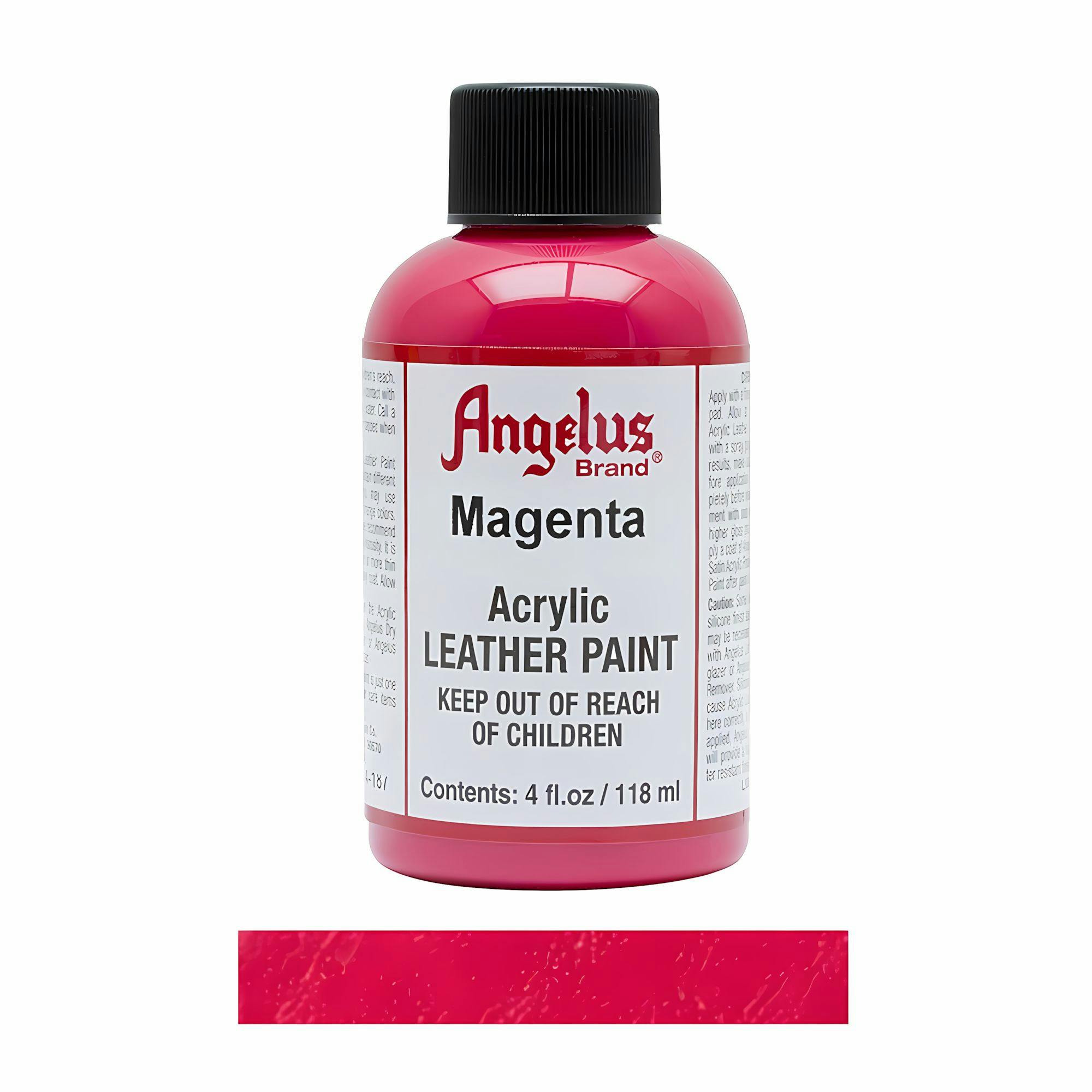 Angelus Magenta Leather Paint For Sneaker Customs And Shoes 4Oz