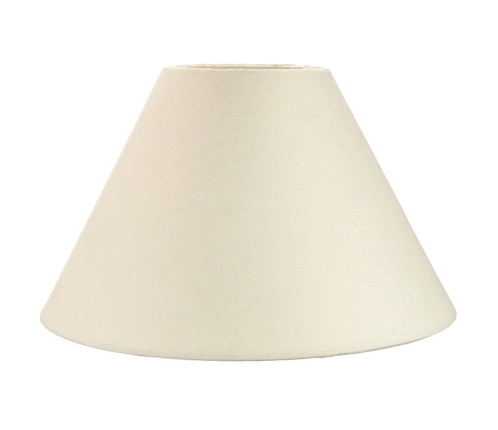 Rackhams Cream Traditional 12" Cotton Coolie Lampshade Suitable For Table Lamp Or Pendant