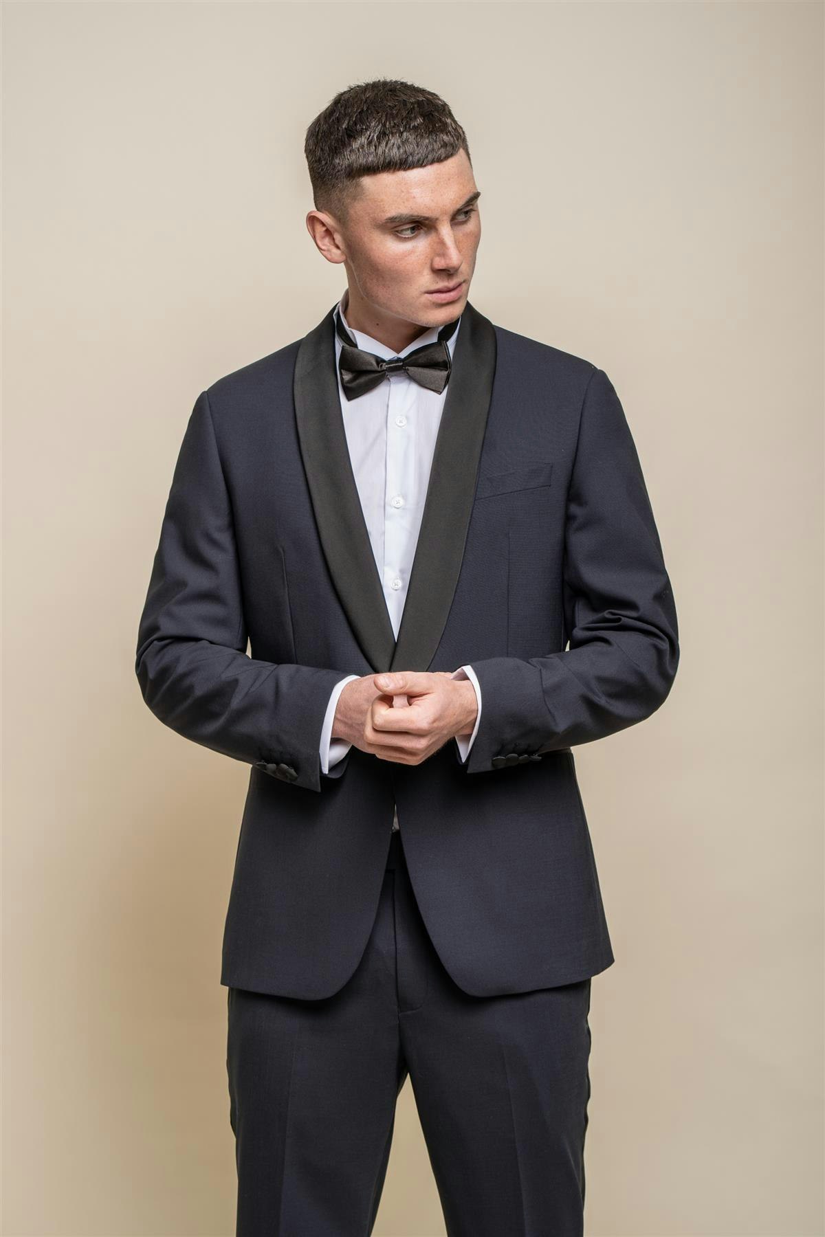House Of Cavani Aspen Midnight Navy Blazer - 46 Inch Chest