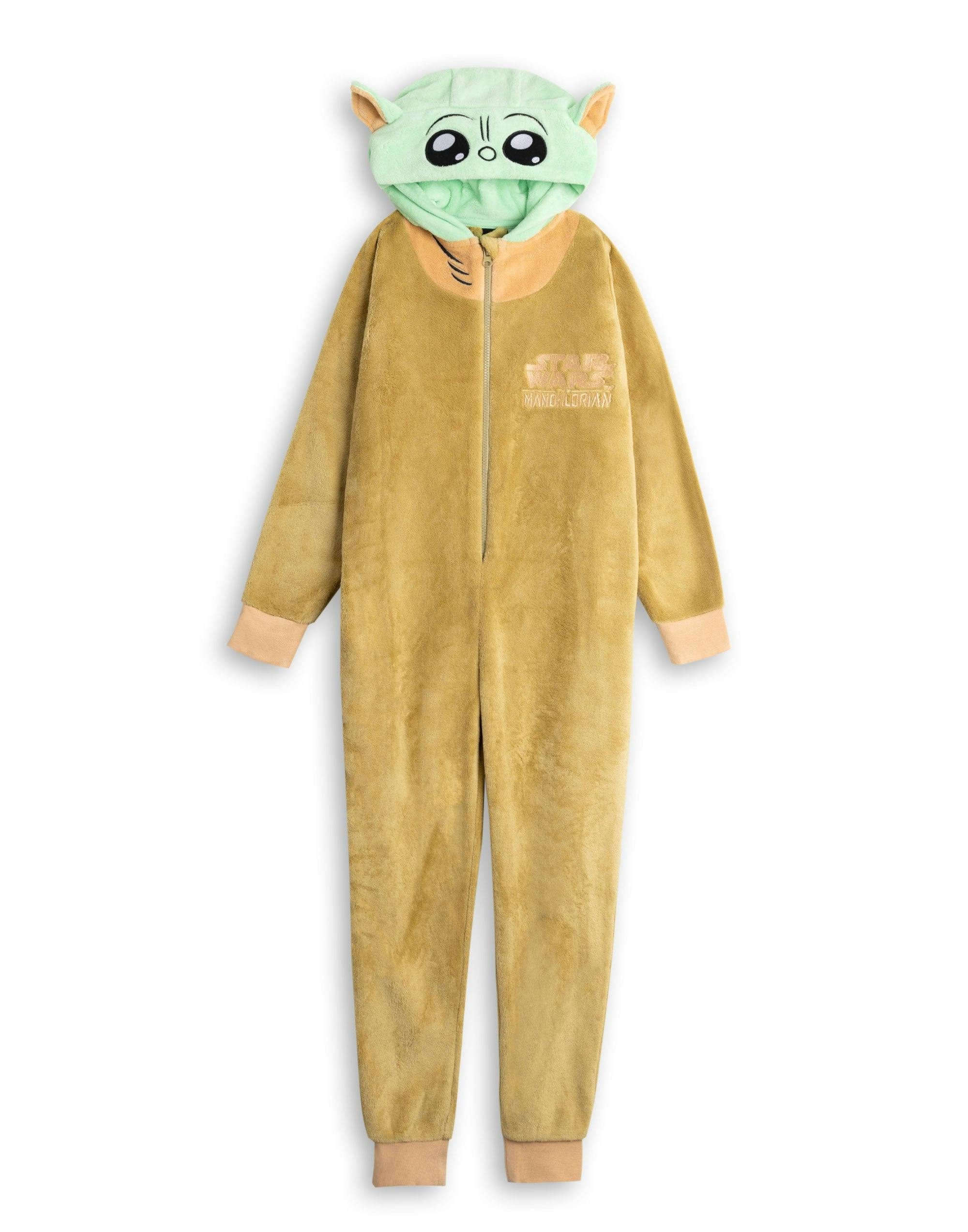 Vanilla Underground Unisex Green Star Wars Kids Character Onesie - 13-14 Years