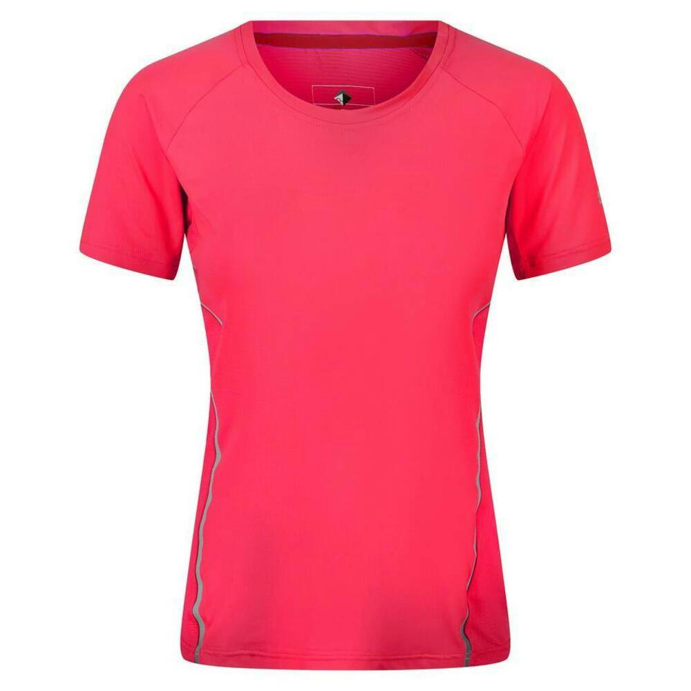 Regatta Women's Pink Highton Pro T-Shirt - Rethink - 18 Uk - Rethink - 92% Polyester/8% Elastane