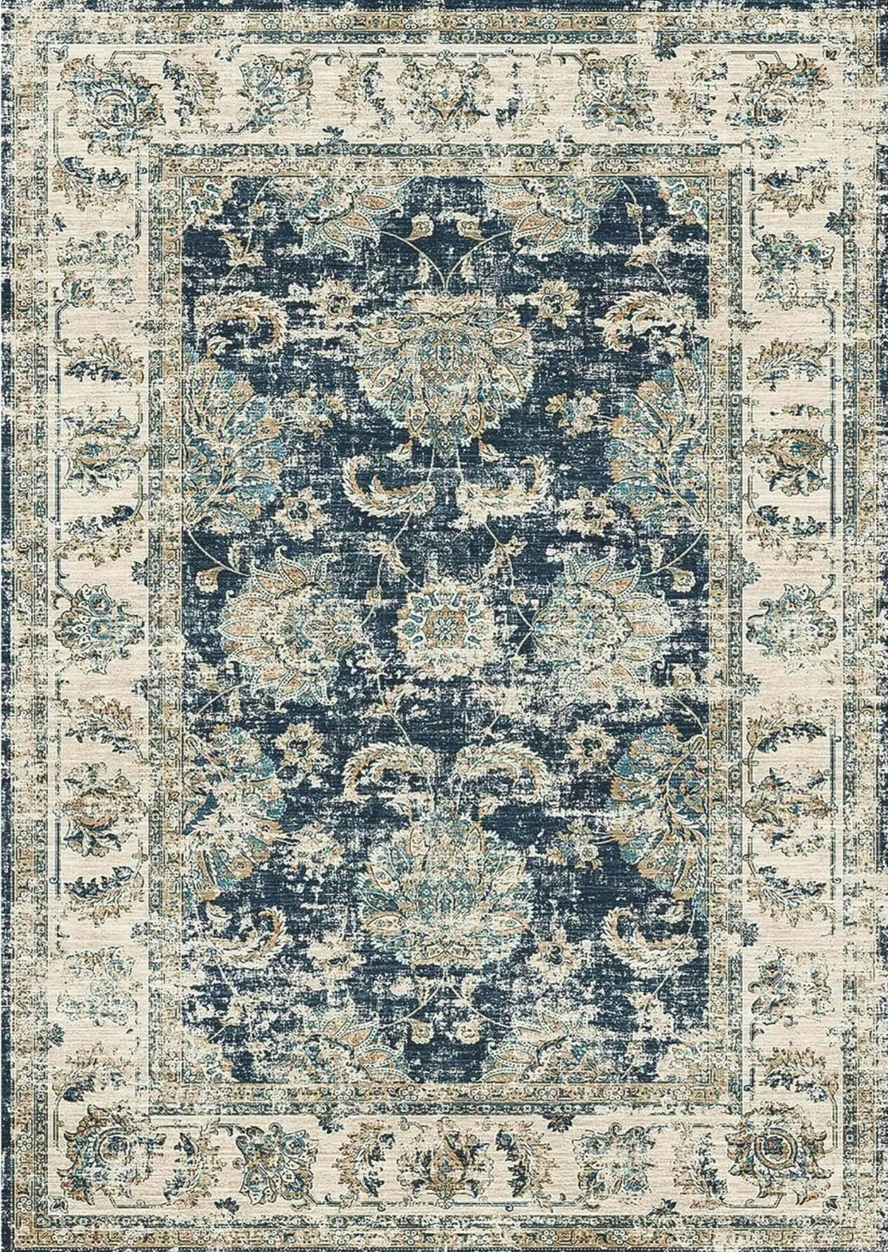 The Rugs Perla Vintage Washable Rug - 120X160 Cm