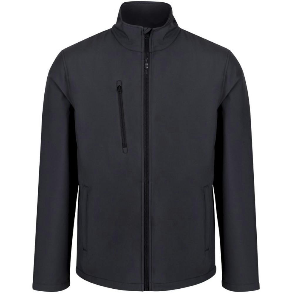 Regatta Men's Grey/Black Professional Ablaze Three Layer Soft Shell Jacket - Seal - Seal - 3XL - 100% Polyester