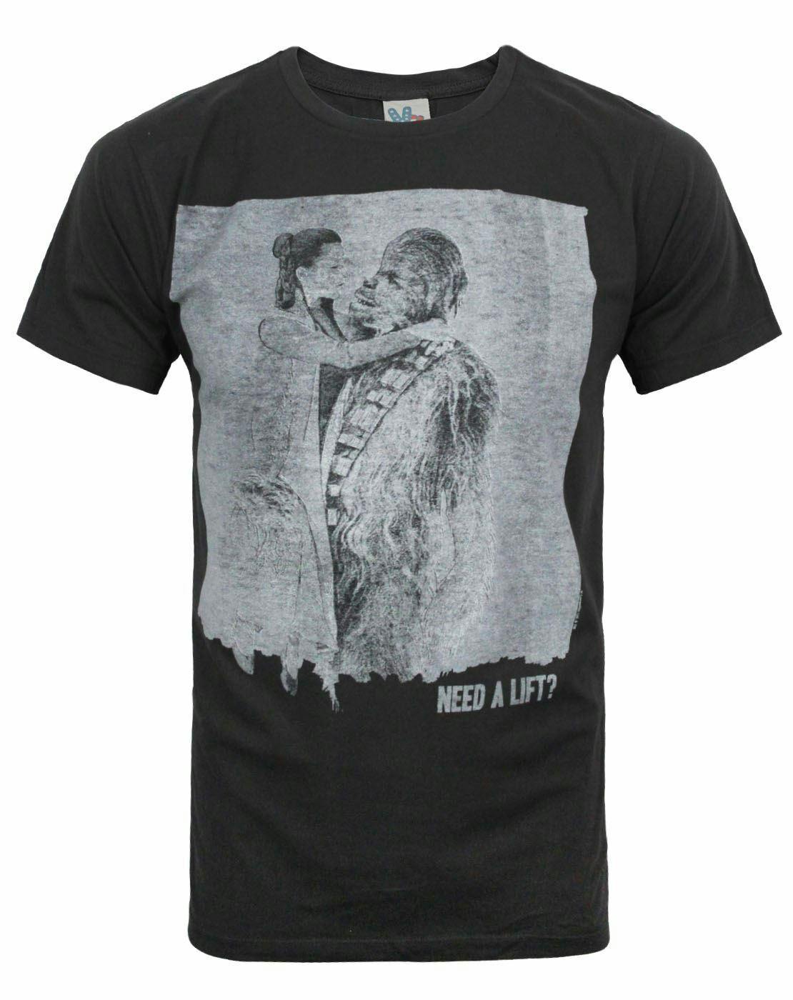 Vanilla Underground Men's Black Junk Food Clothing Star Wars Short Sleeved T-Shirt - Small