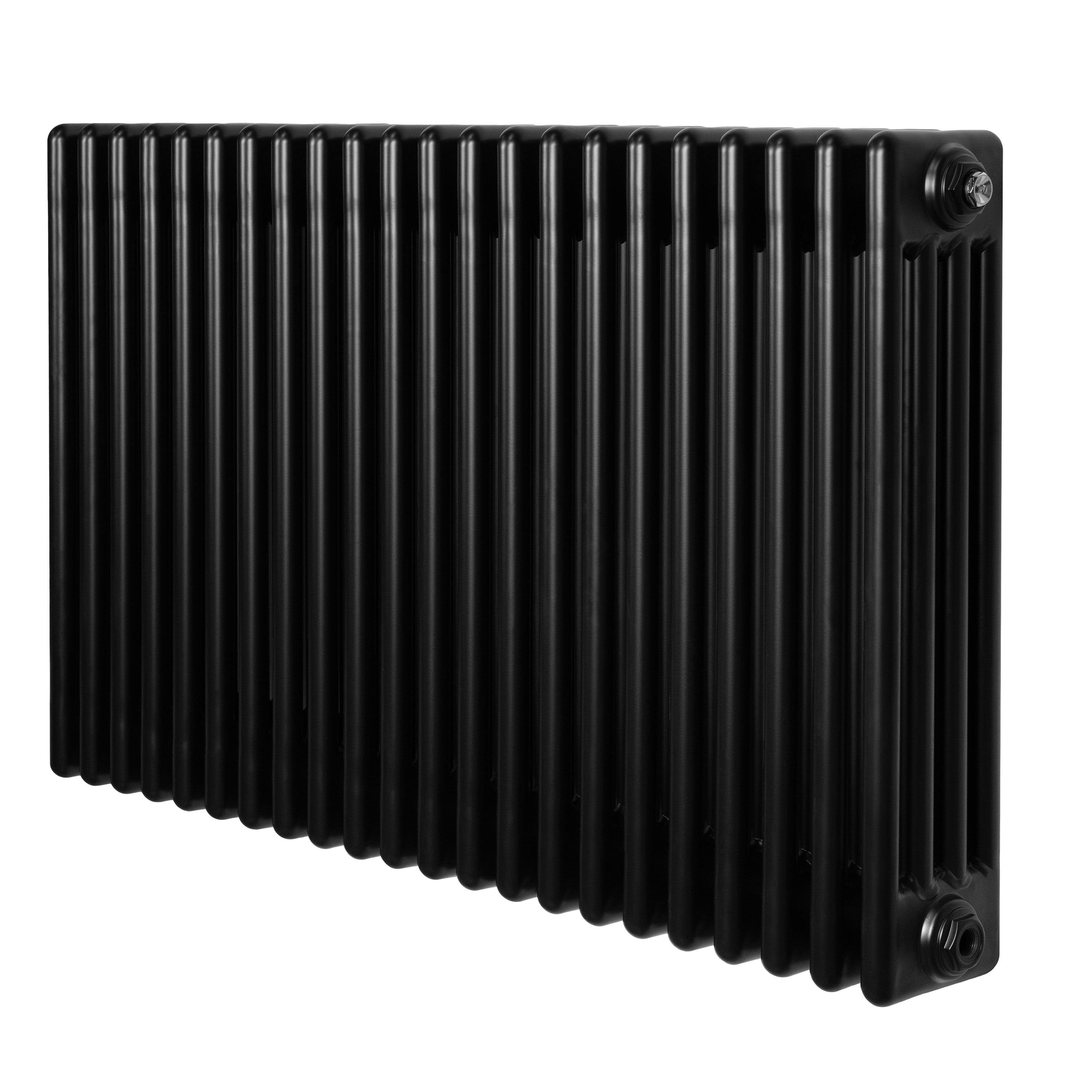 Monstershop Black Traditional 4 Column Radiator - 600 X 1010Mm