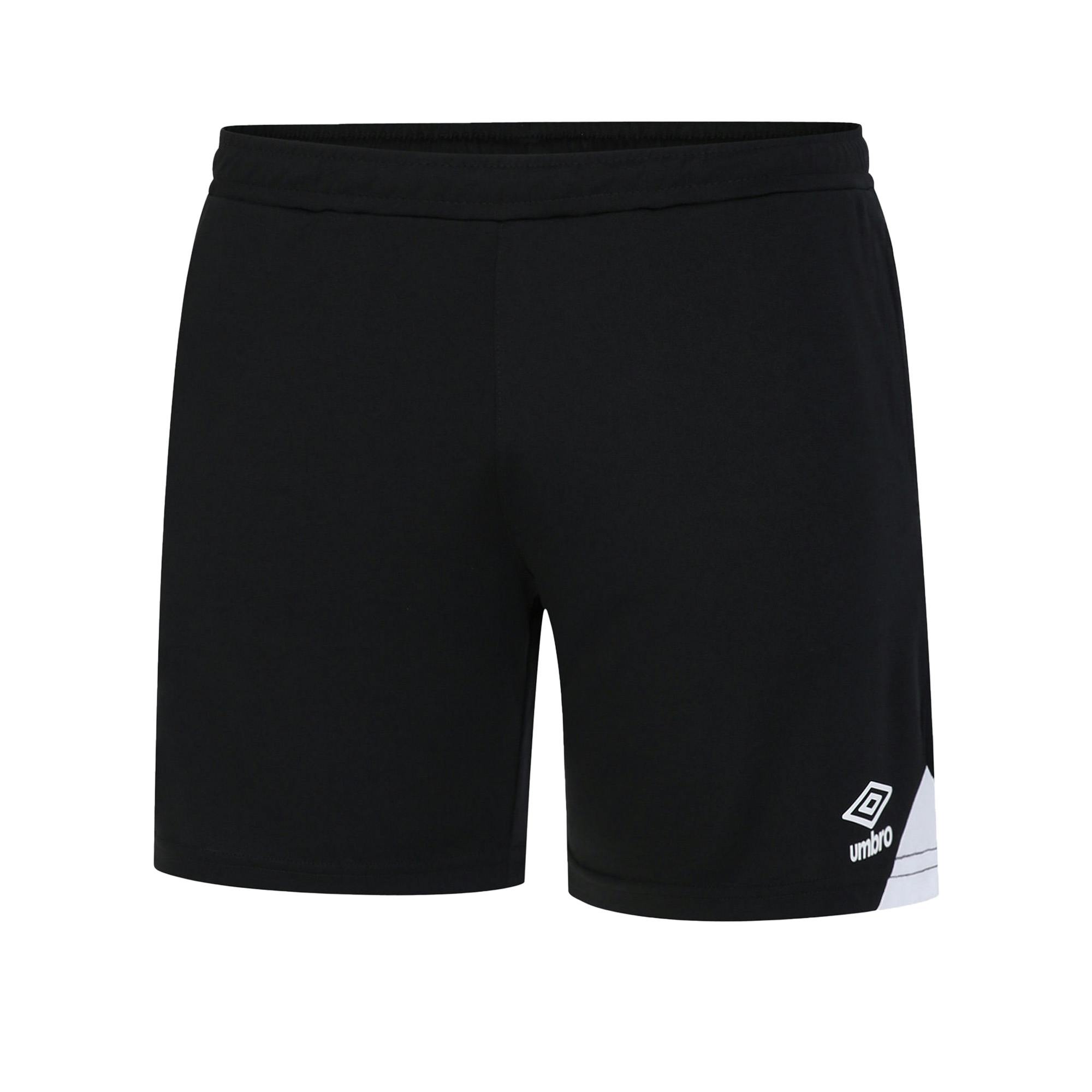 Umbro Men's Black/White Total Training Shorts - Xxl - 100% Polyester