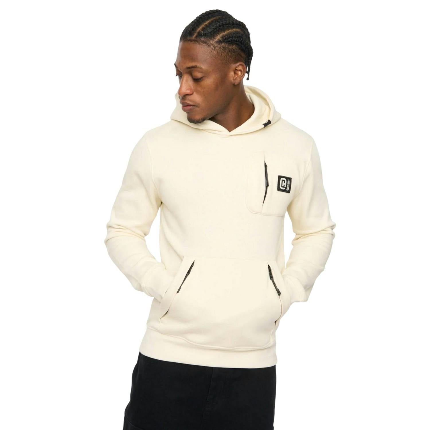Crosshatch Men's Portville Hoodie - Neutral - Xl - Neutral - 60% Cotton/40% Polyester