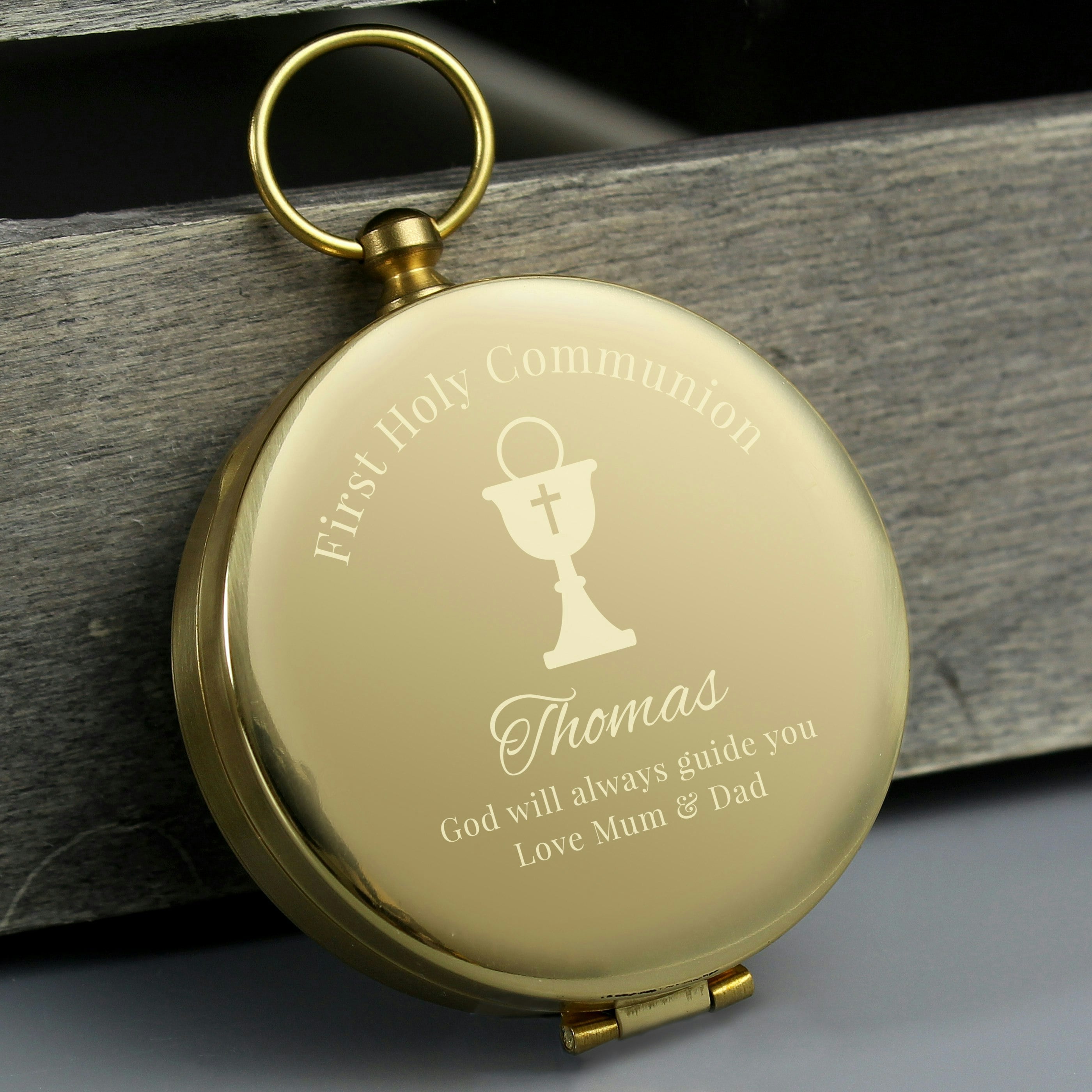 Personalised Memento Company Personalised First Holy Communion Compass
