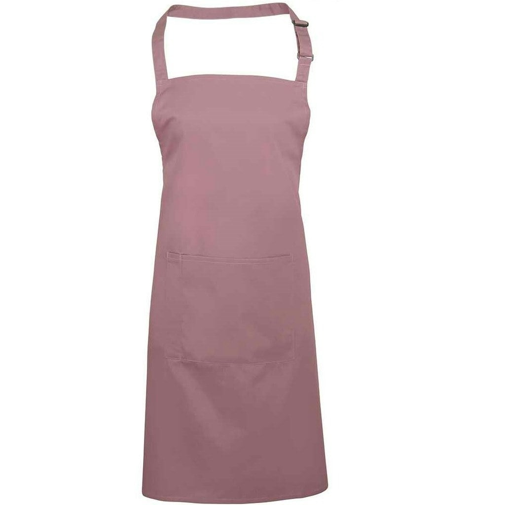 Premier (One Size, Rose) Unisex Adult Colours Pocket Full Apron - Image 3