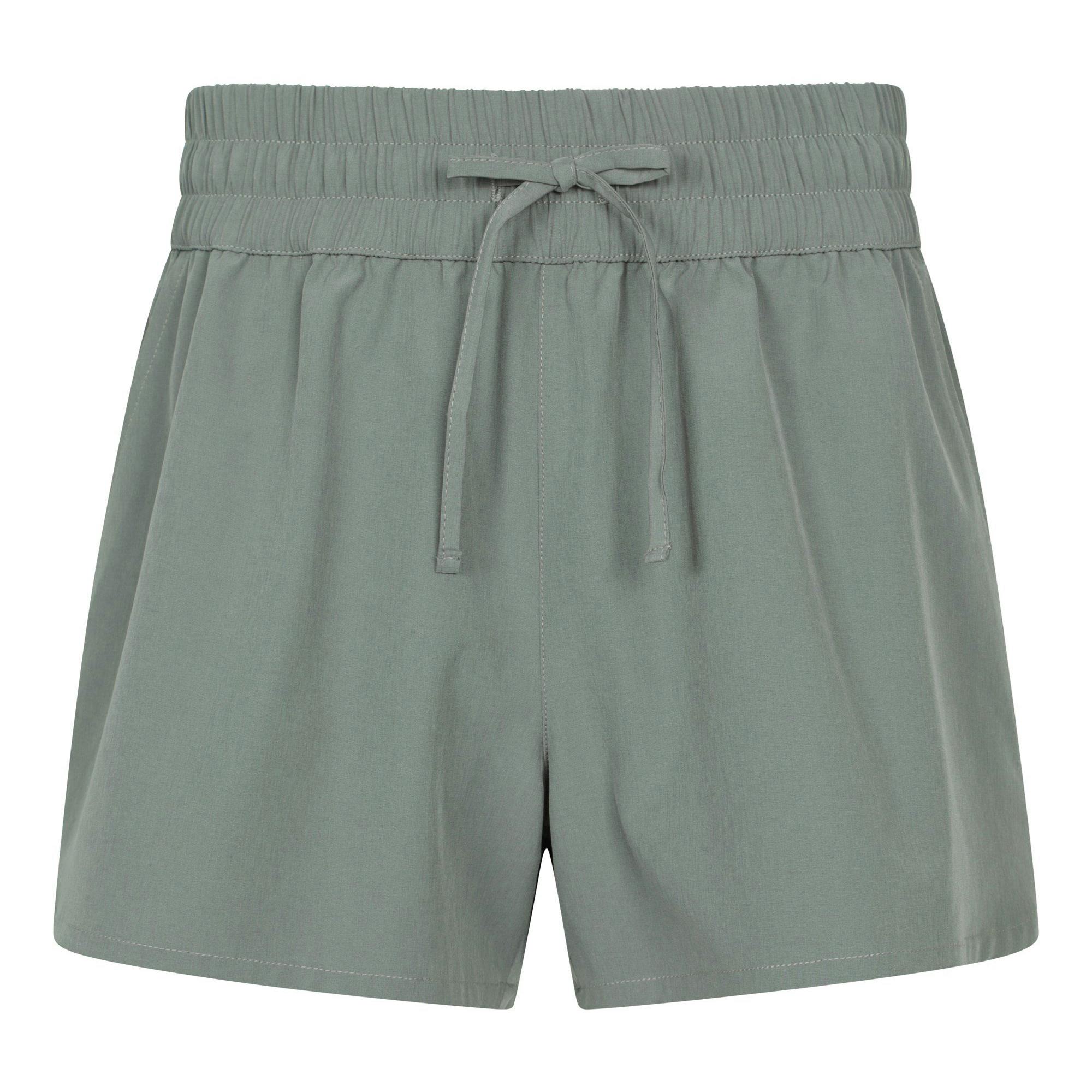 Mountain Warehouse Women's Green Tide Quick Dry Shorts - Khaki - 10 Uk - Khaki - 90% Polyester/10% Elastane
